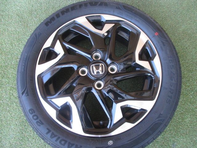 み ホンダ N BOX 165 55 R 15 ラヂアルタイヤ４本SET ONE WGN