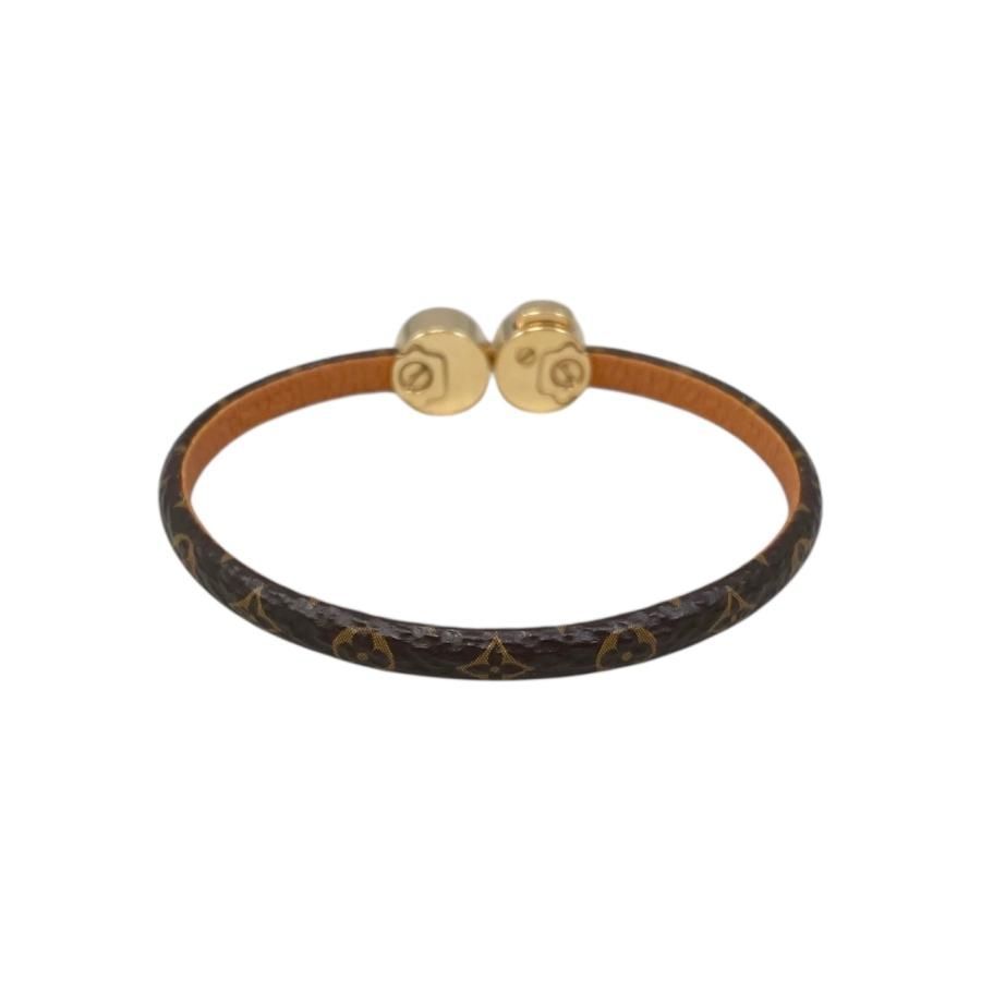 E 4779 ルイヴィトン ブレスレット ヒストリック ミニ M 6407 F モノグラム ゴールド金具 LOUIS VUITTON