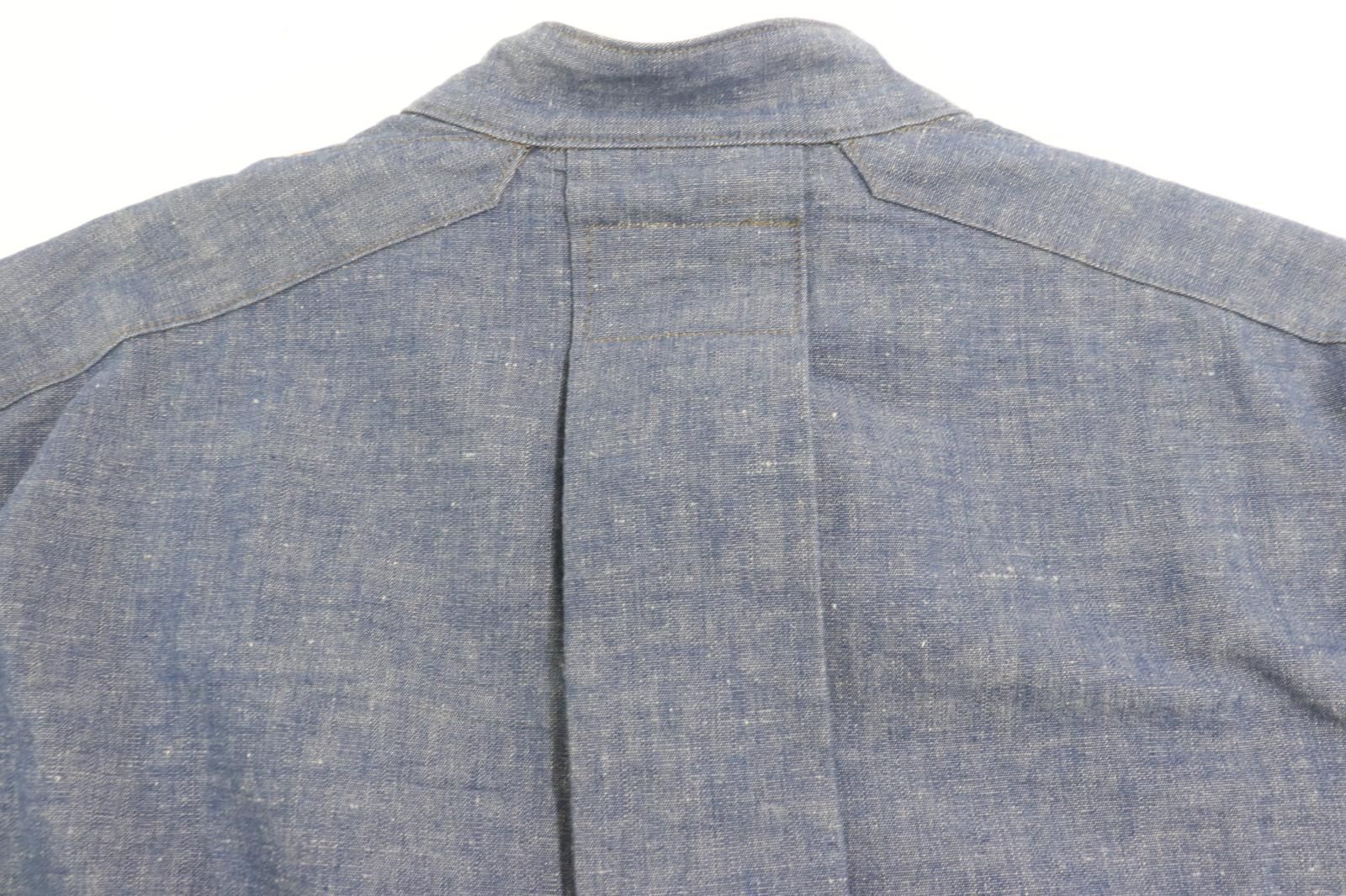 送料無料。 Nigel Cabourn メンズカバーオール 48 デニムカバーオール Nigel Cabourn 48 青 ブルー 女性らしい