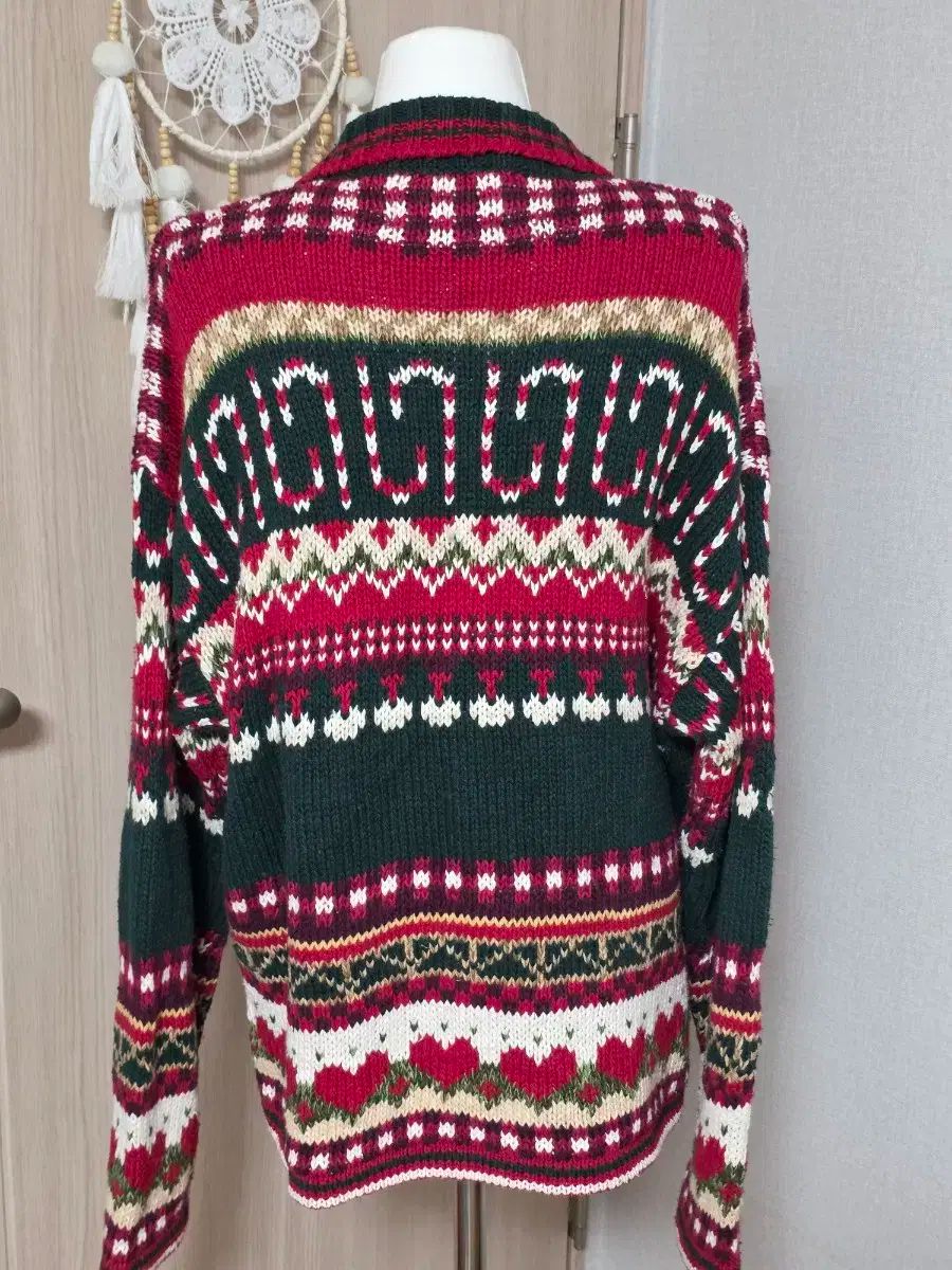 クリスマス ヴィンテージ T-ARA ジップアップ カーディガン