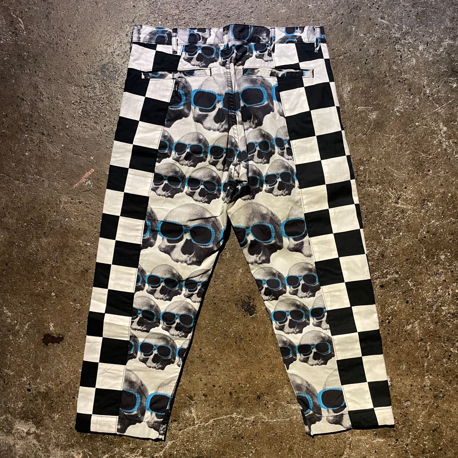 COMME des GARCONS HOMME PLUS スカル柄 COMME des GARCONS HOMME PLUS 2011ss スカル期 スカル柄 切替