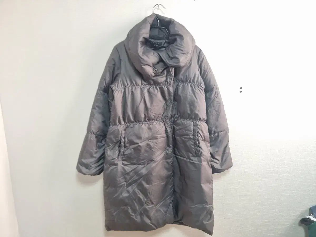 セオリー レディース ダウンジャケット ロング丈 グレー 55-66サイズ