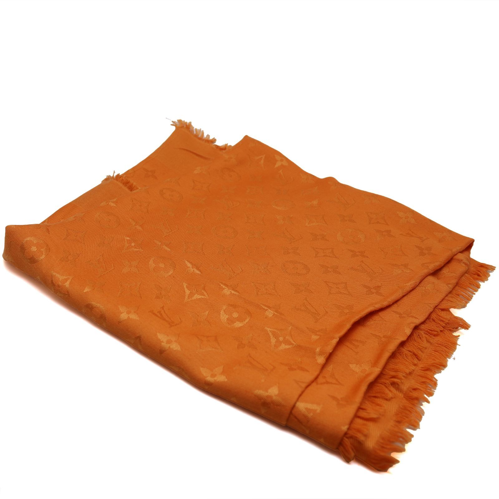 ルイヴィトン　ショール　　オレンジ LOUIS VUITTON ルイ・ヴィトン ショール・モノグラム 402336 ストール