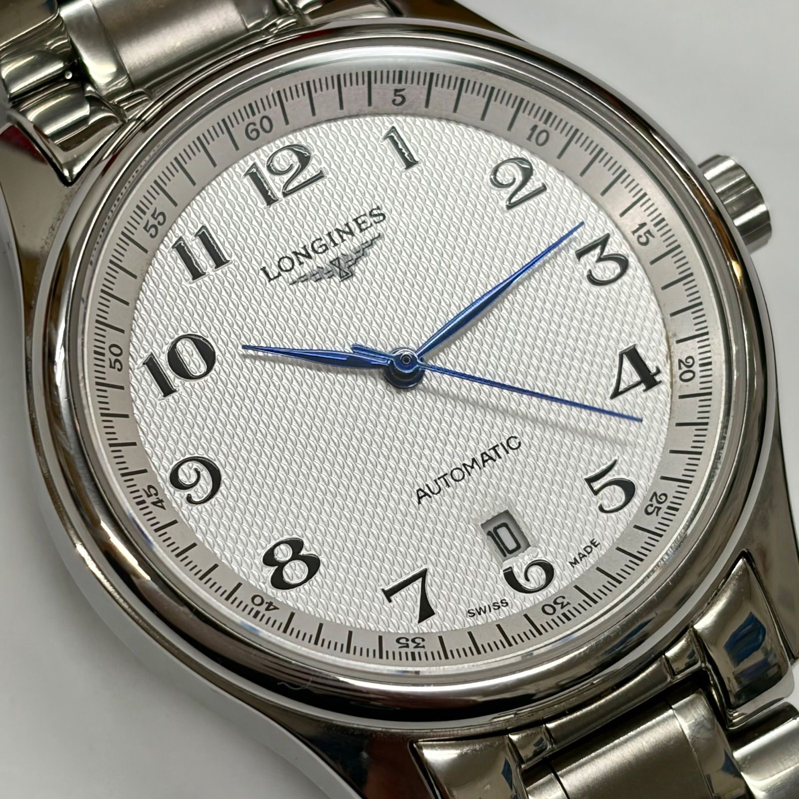 LONGINES ロンジン マスター L2.628.4 シルバーダイヤル スケルトンバック 自動巻き腕時計 ワンオーナーユーズド品 AYA 0251108080005NIT