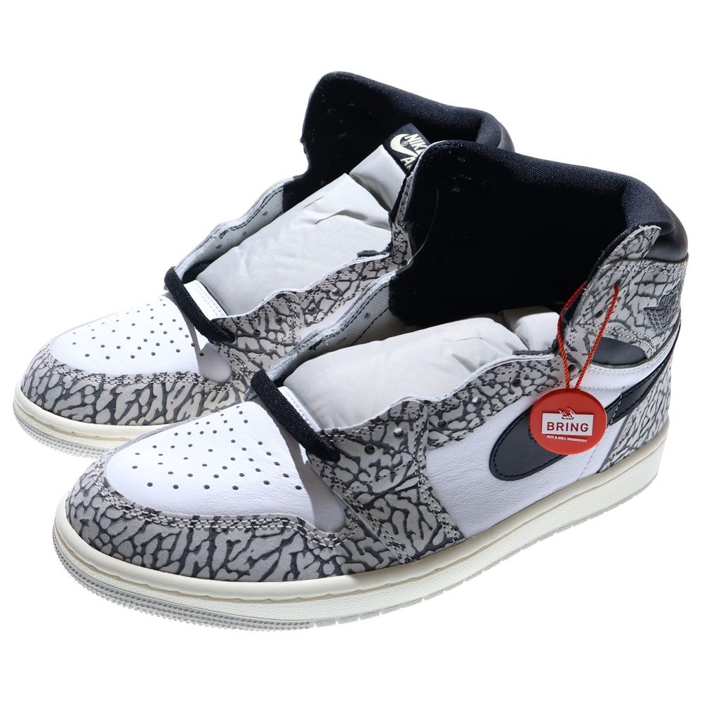 NIKE (ナイキ) AIR JORDAN 1 RETRO HIGH OG White Cement Safari