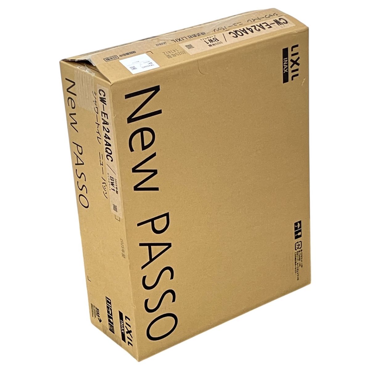 LIXIL INAX New PASSO CW-EA24AQC BW1 製 リクシル イナックス ピュアホワイト 瞬間式 シャワートイレ 開封品 K10623667