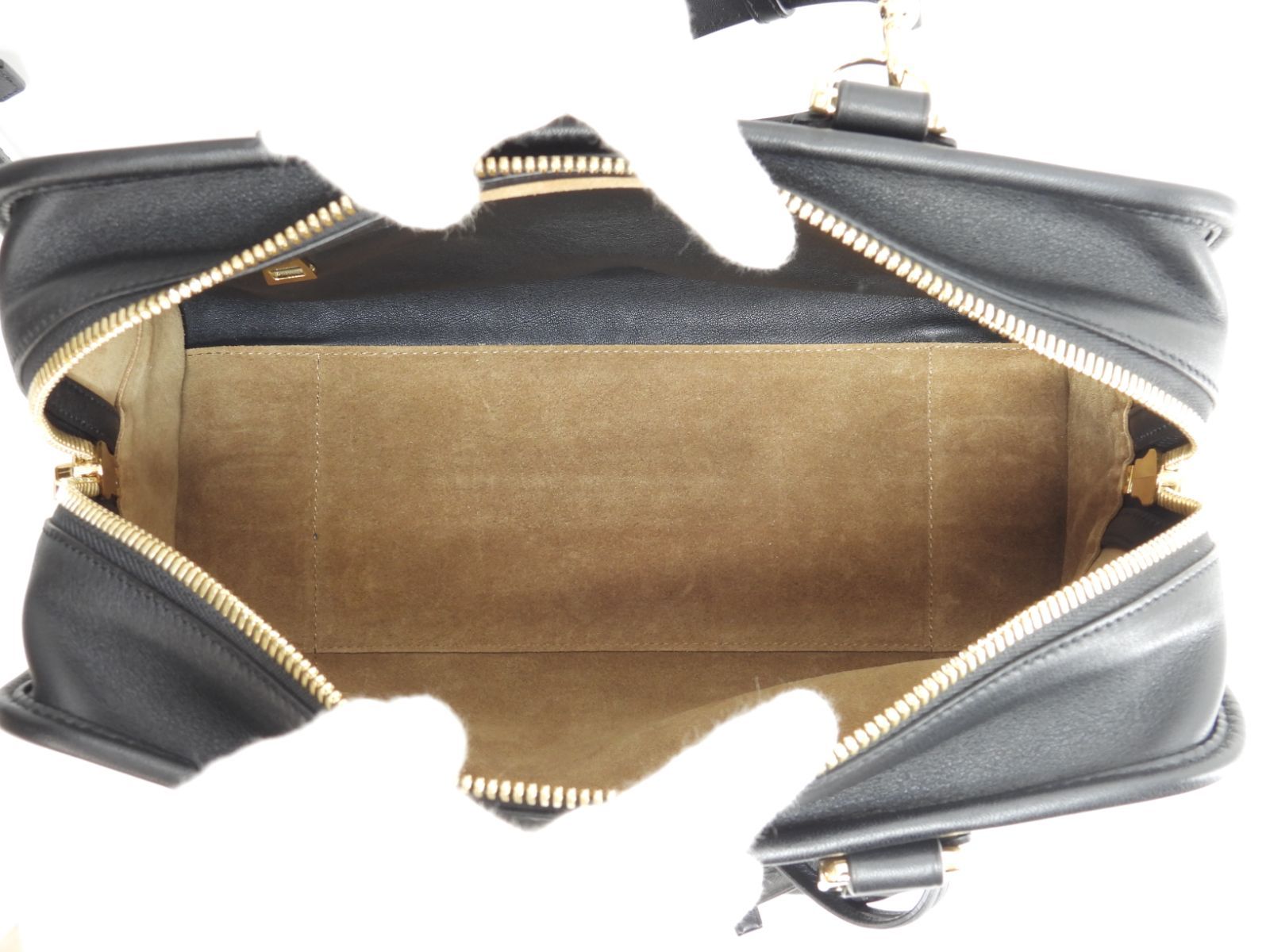 ストラップ付 スムースレザー黒