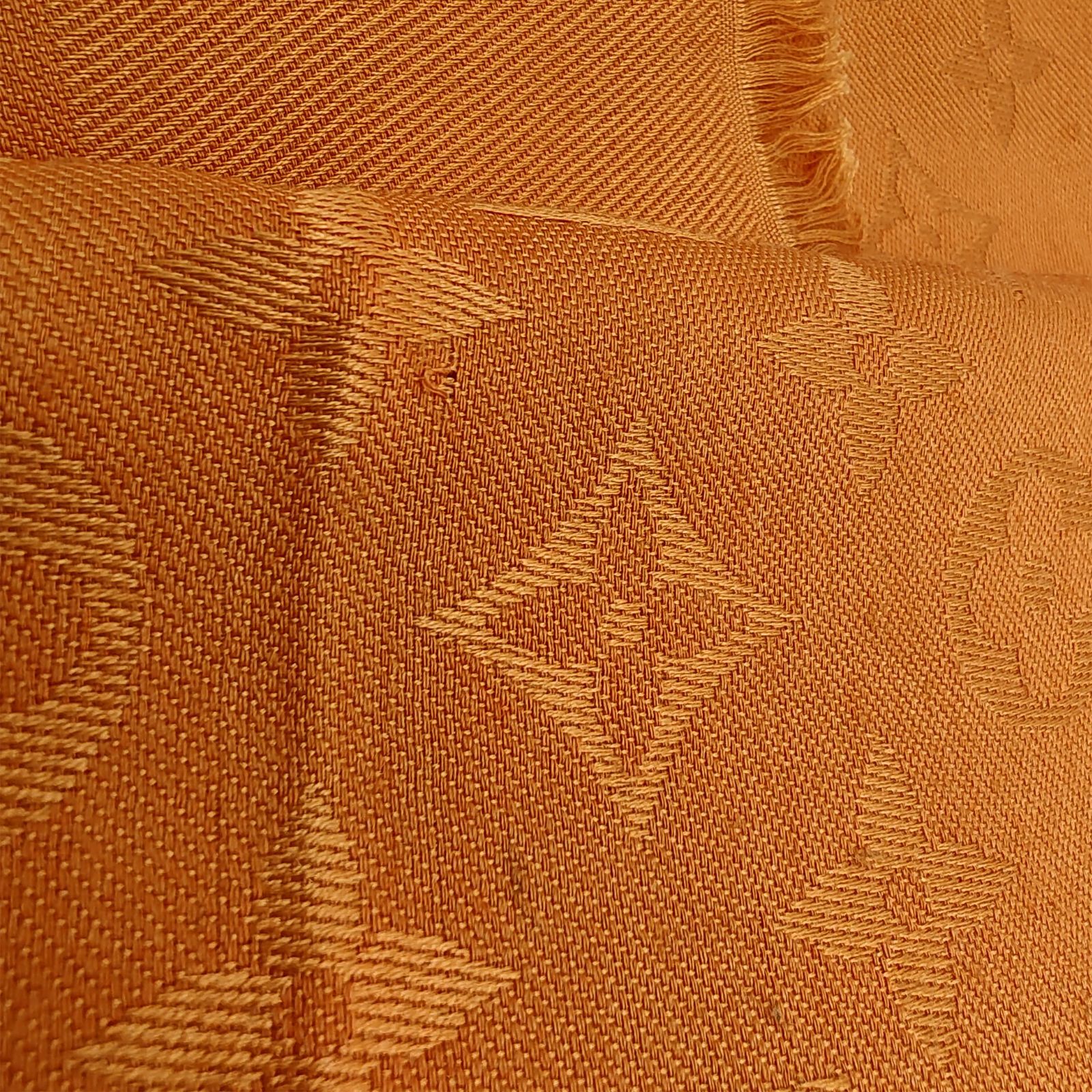 ルイヴィトン ショール・モノグラム オレンジ モノグラム・パターン