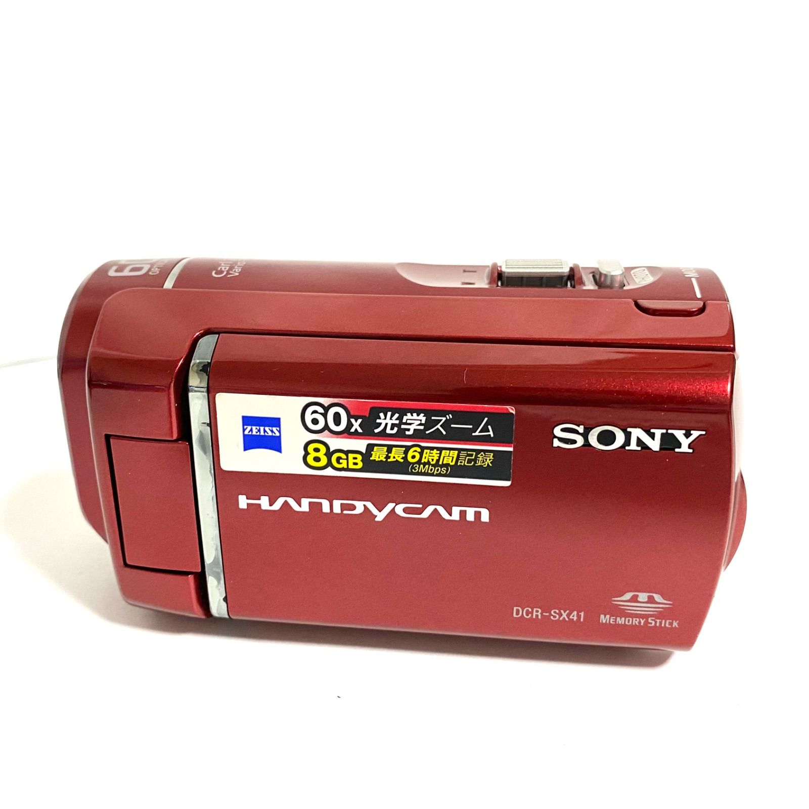 SONY Handycam DCR-SX41 ソニー ハンディカム ビデオカメラ レッド