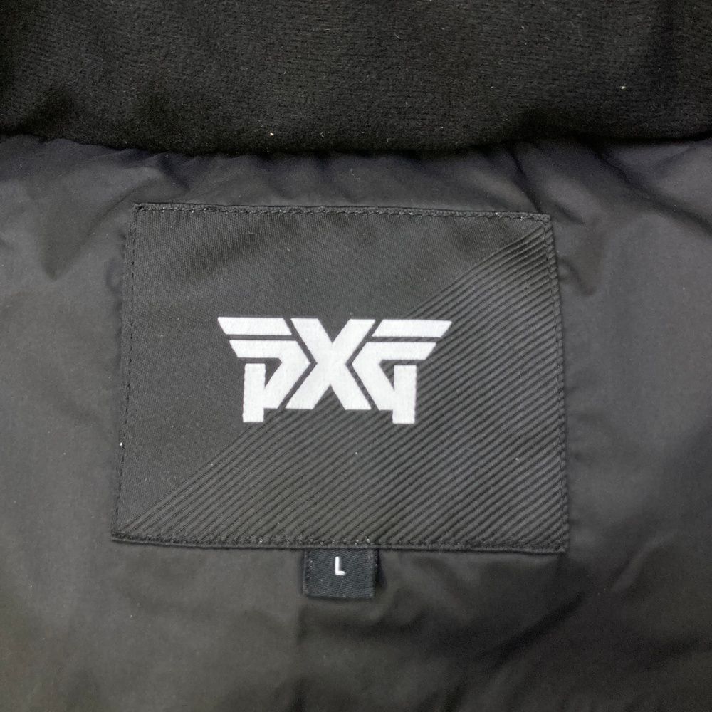 サイズ：L PXG パーソンズエクストリームゴルフ ダウンベスト ブラック