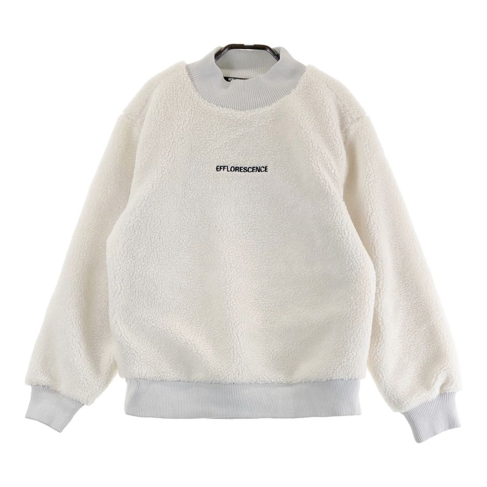 サイズ S EFFLORESCENCE エフロレッセンス 裏地付ボアフリーストレーナー ホワイト系 240101534236 ゴルフウェア メンズ ストスト