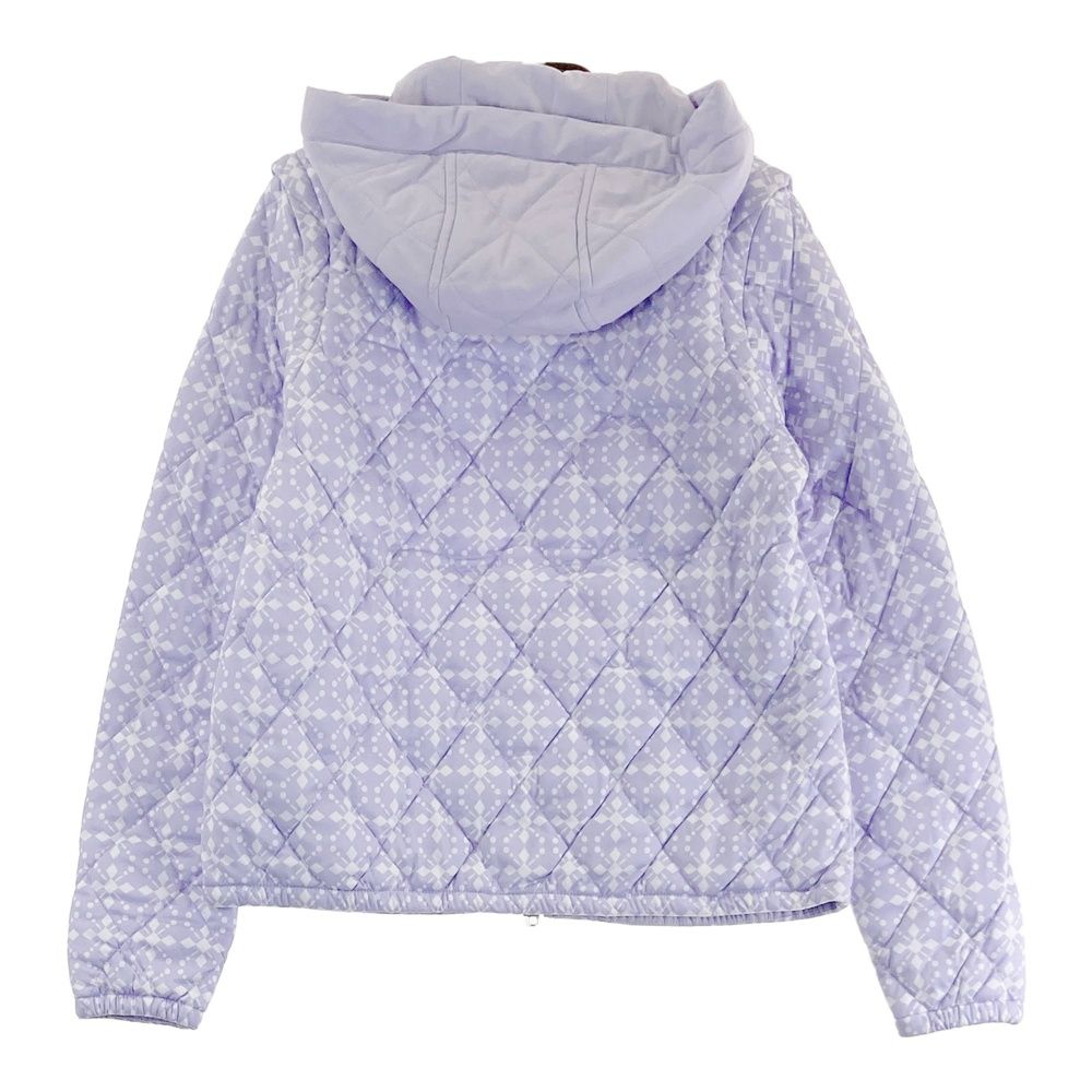 サイズ S キャロウェイ 2 WAY 中綿ジャケット 総柄 パープル系 ゴルフウェア レディース ストスト