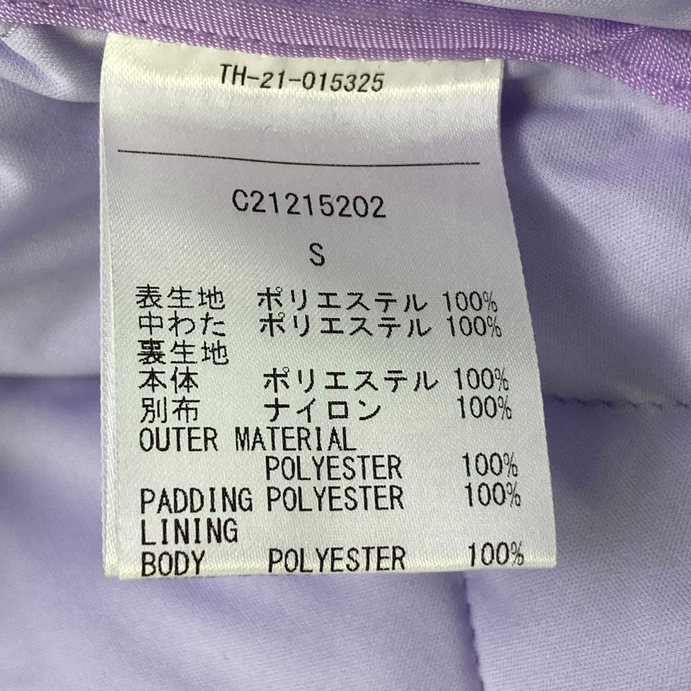  サイズ S キャロウェイ 2 WAY 中綿ジャケット 総柄 パープル系 ゴルフウェア レディース ストスト ジャケット レディースウェア