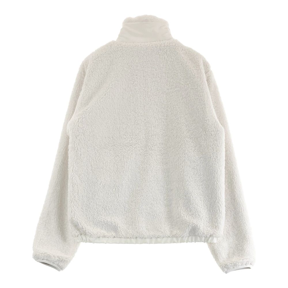 サイズ M LE COQ GOLF ルコックゴルフ ジップ フリース切替 ジャケット ホワイト系 ゴルフウェア レディース ストスト