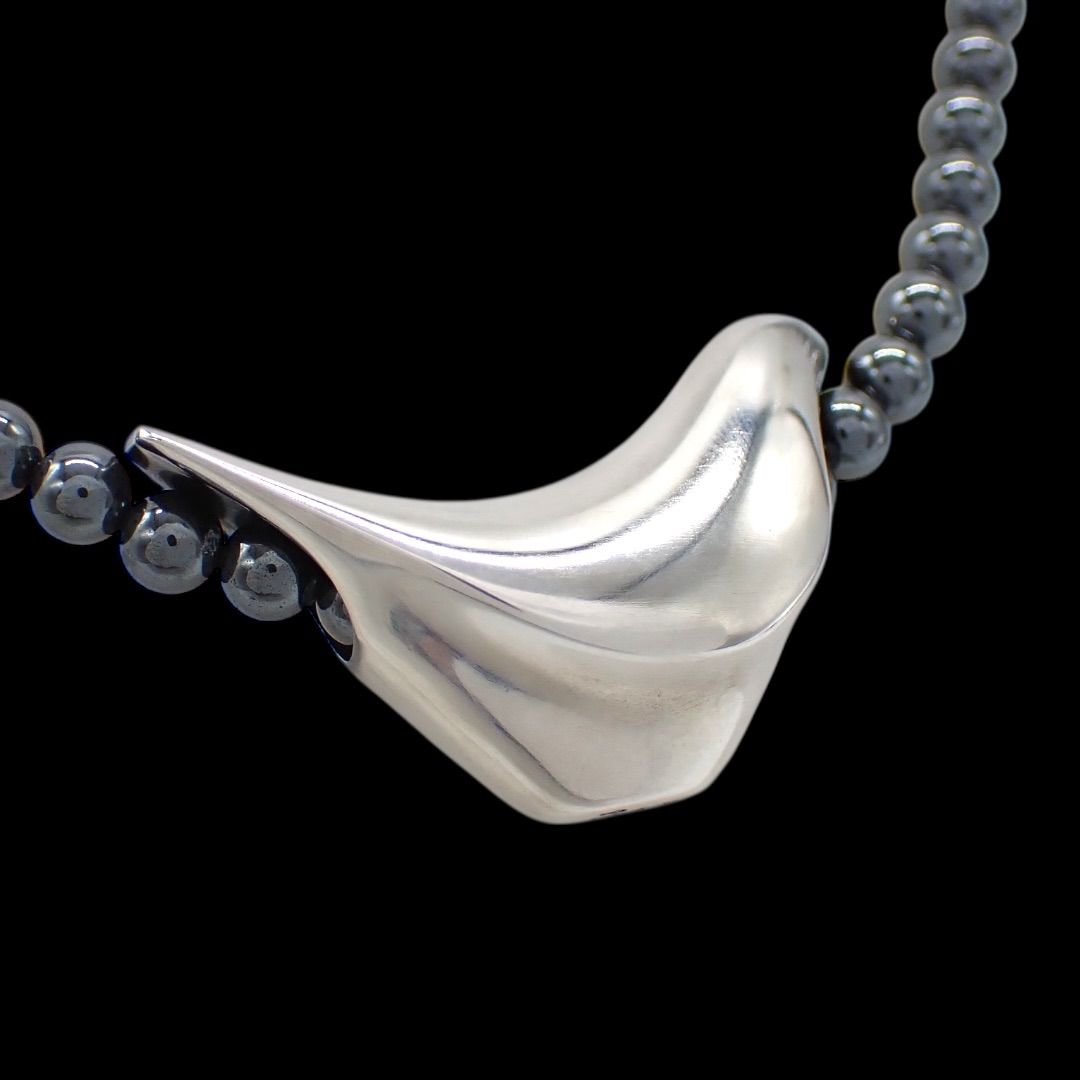 ジョージジェンセン ハンスハンセン ヘマタイト ネックレス 925 3959 ジョージジェンセン ハンスハンセン ヘマタイト ネックレス 925 3959