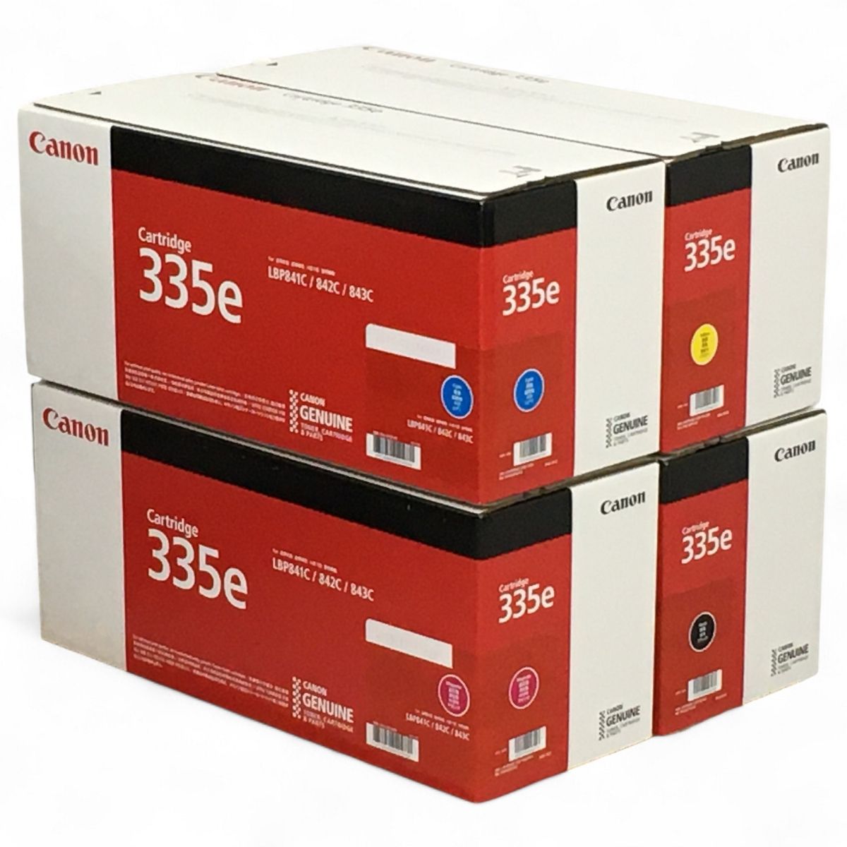 Canon 335e トナー 4色セット ブラック マゼンタ シアン イエロー N10624674