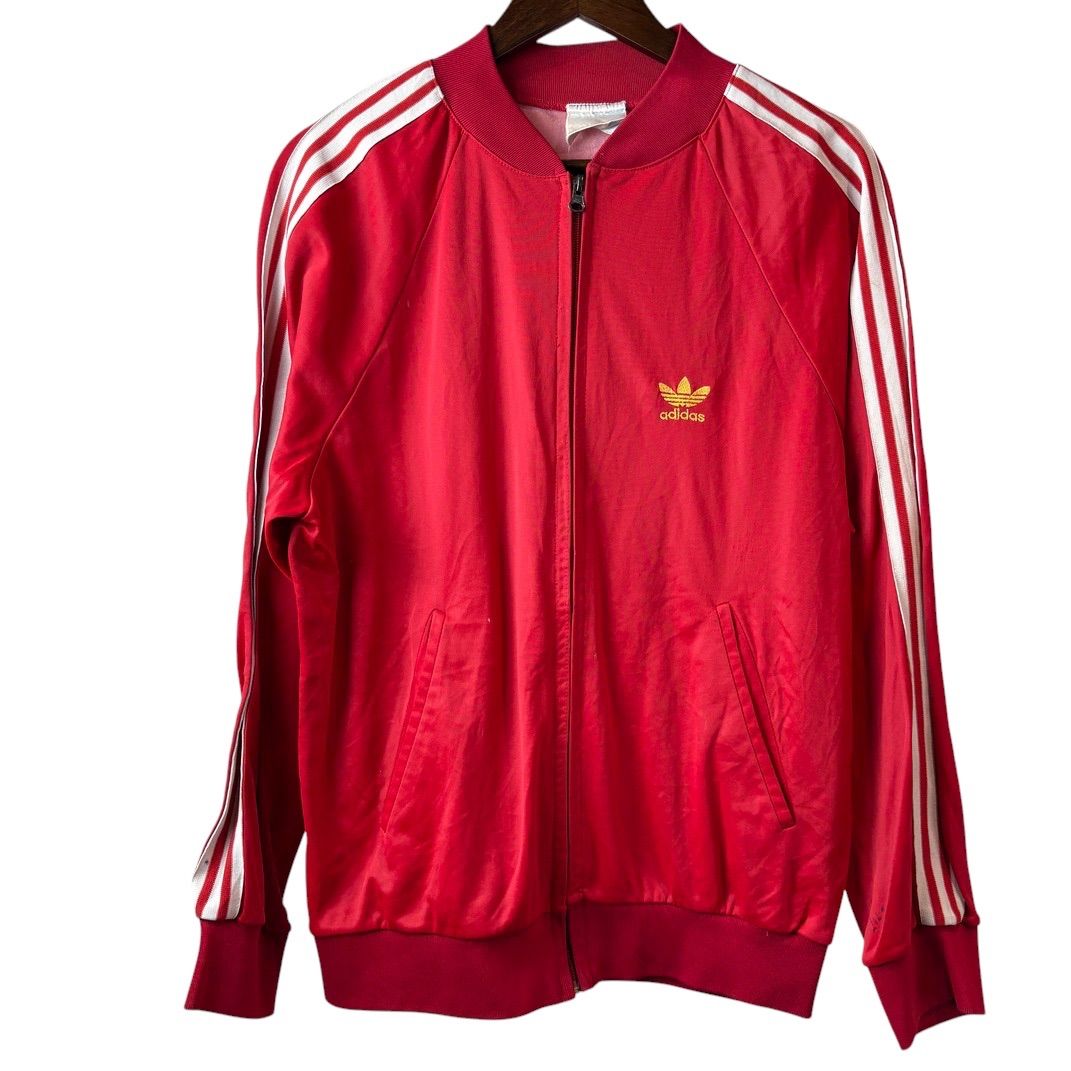 adidas ATP Style Track Jacket Made in England Red × White
