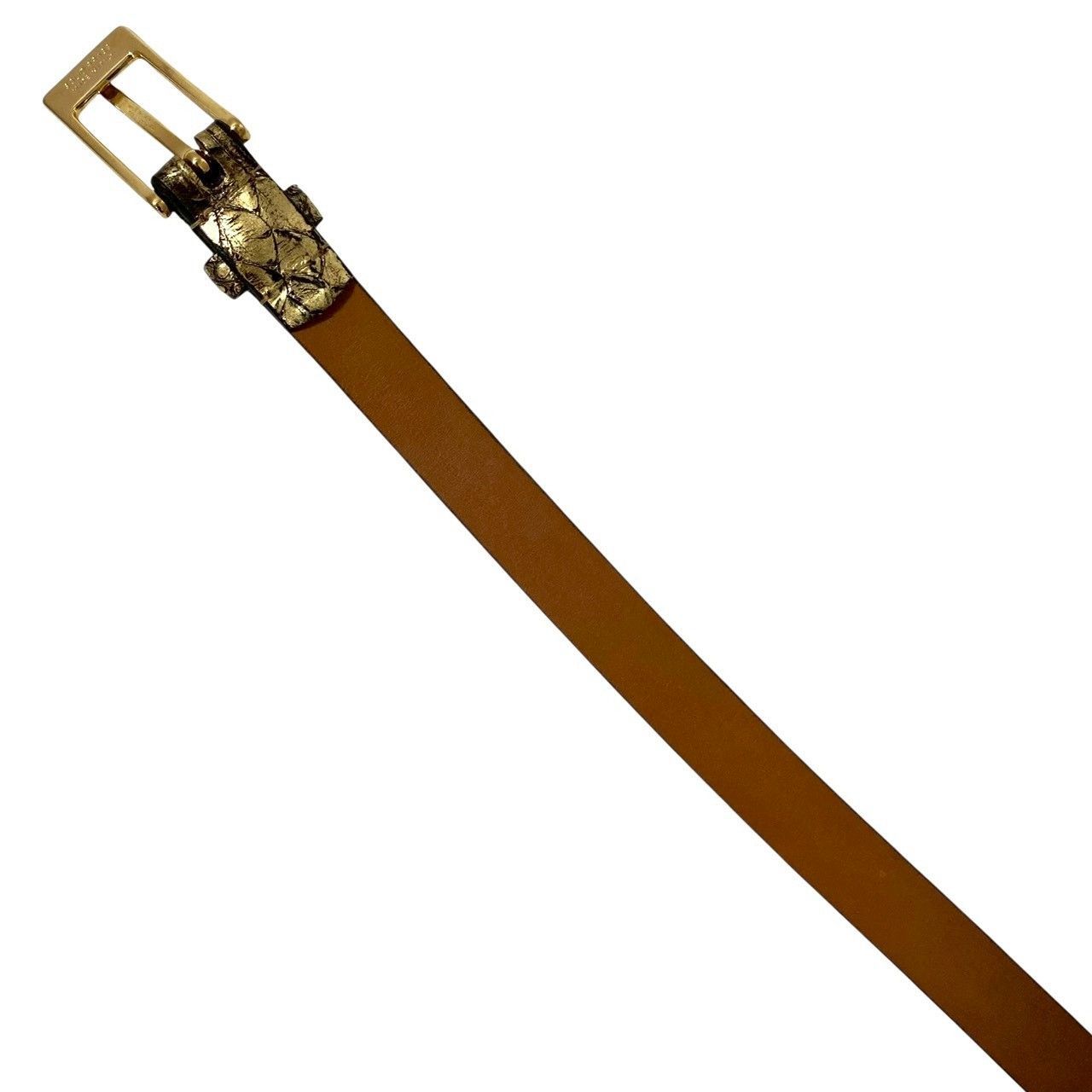 FAUSTO COLATO】ベルト リアル パイソン 200/90 蛇革 レザー ゴールド