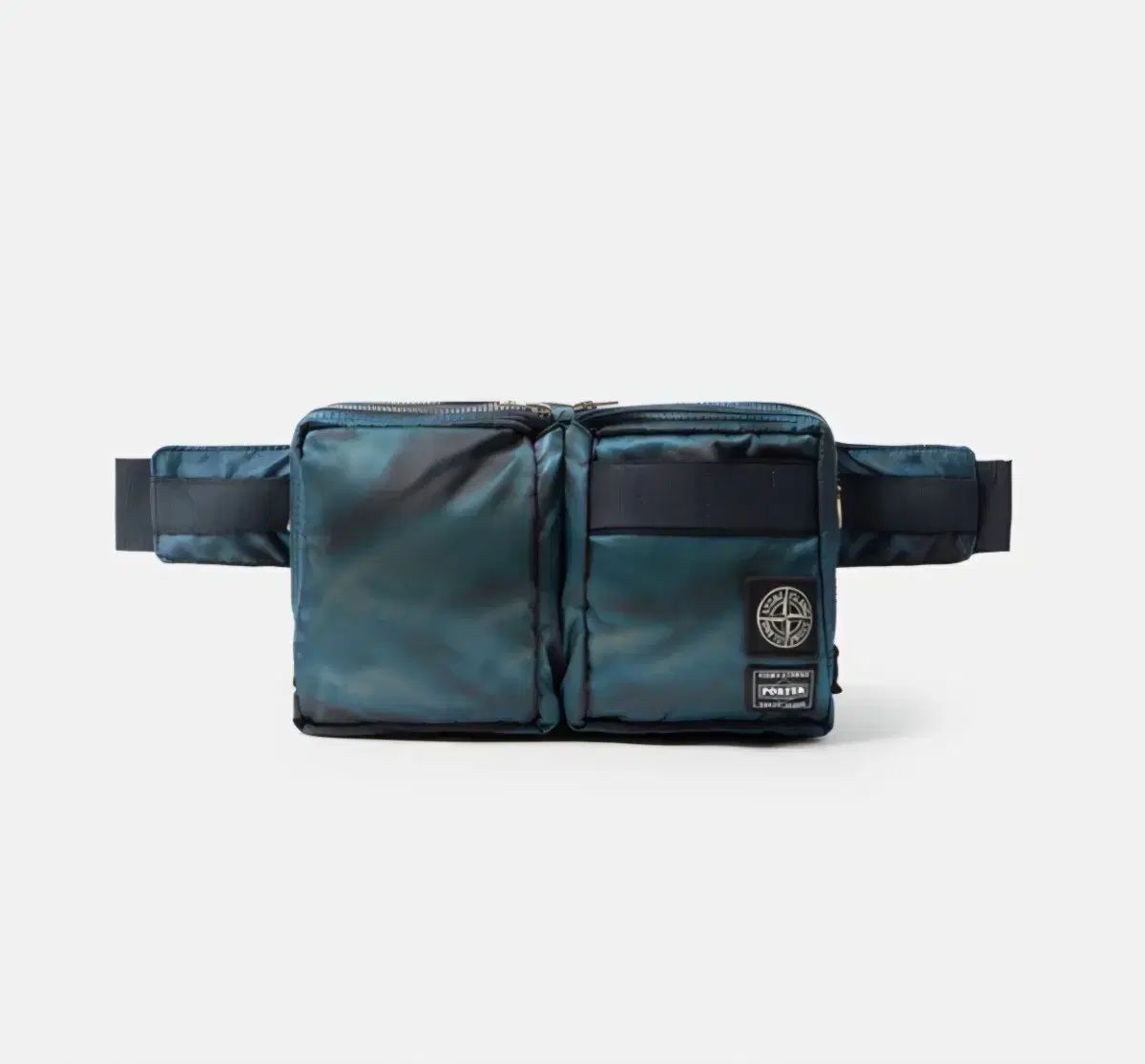 ポーター ストーンアイランド クロスボディーバッグ ブルー クロスバッグ ポーチ
