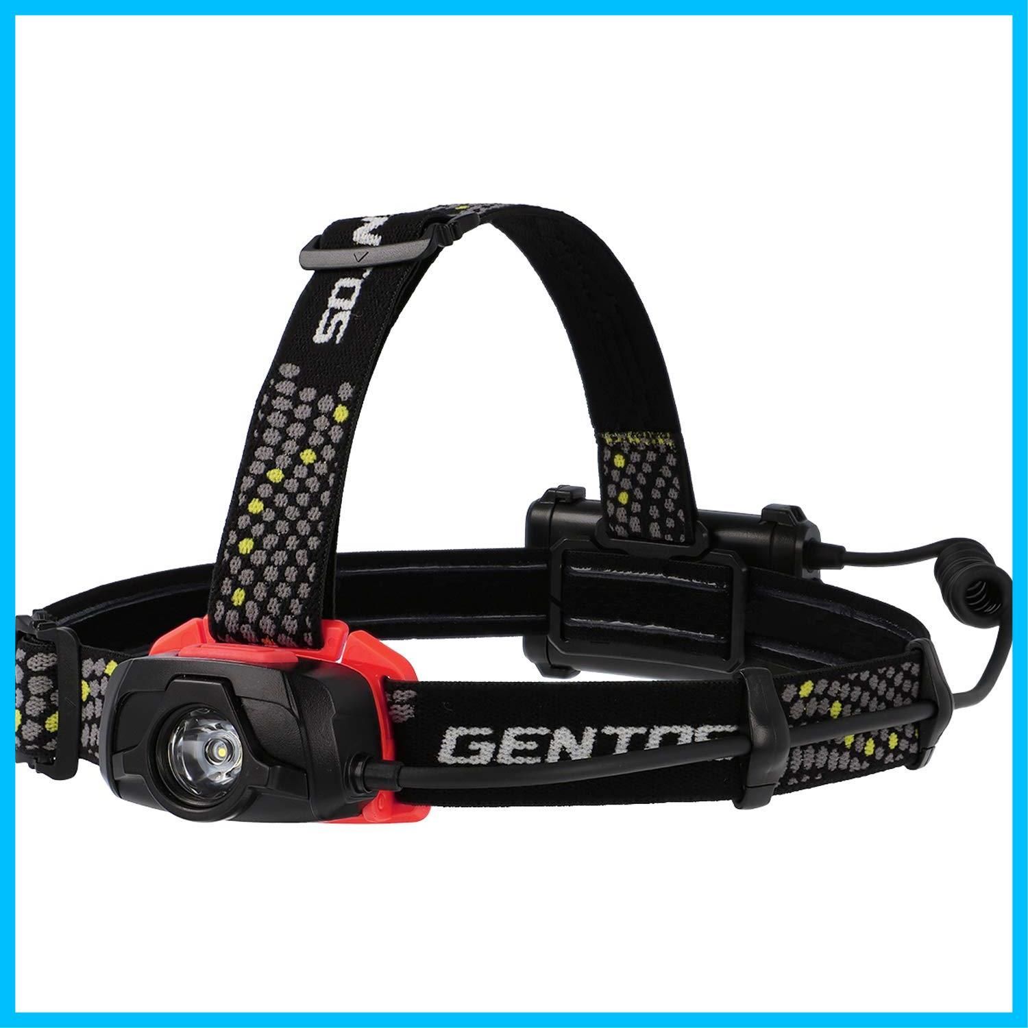 ANSI規格準拠 単3形電池3本使用 明るさ320 550ルーメン 実用点灯6 12時間 耐塵 防滴 ゲインテック ヘッドライト LED GENTOS ジェントス