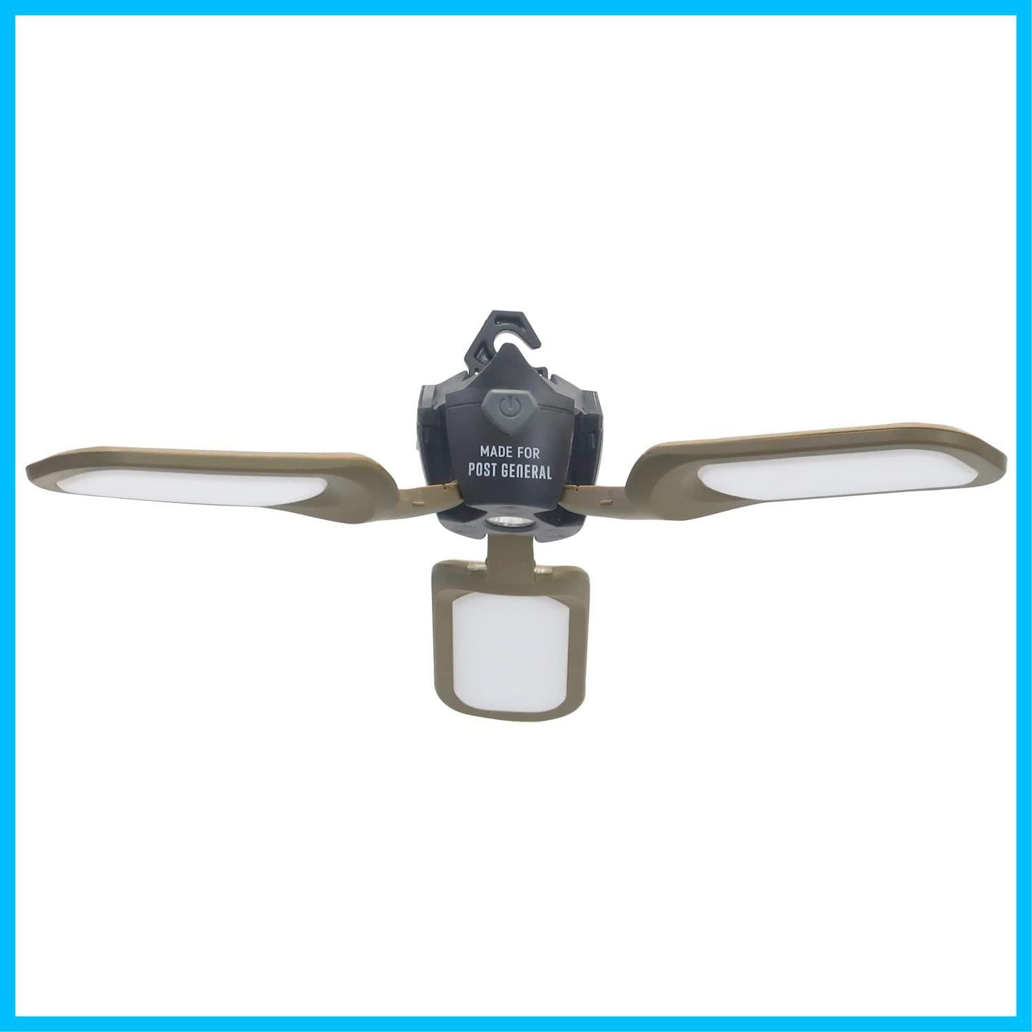 トリパネルソーラーチャージLEDライト