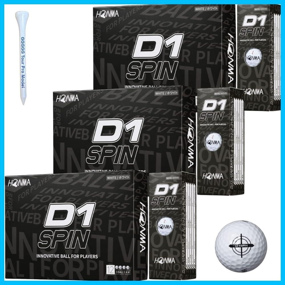 商品 D-1 SPIN ホンマ ゴルフボール 本間ゴルフ 2025 BT2301 スピン 3ダース D1 36球 本間ゴルフボール オリジナルウッドティ