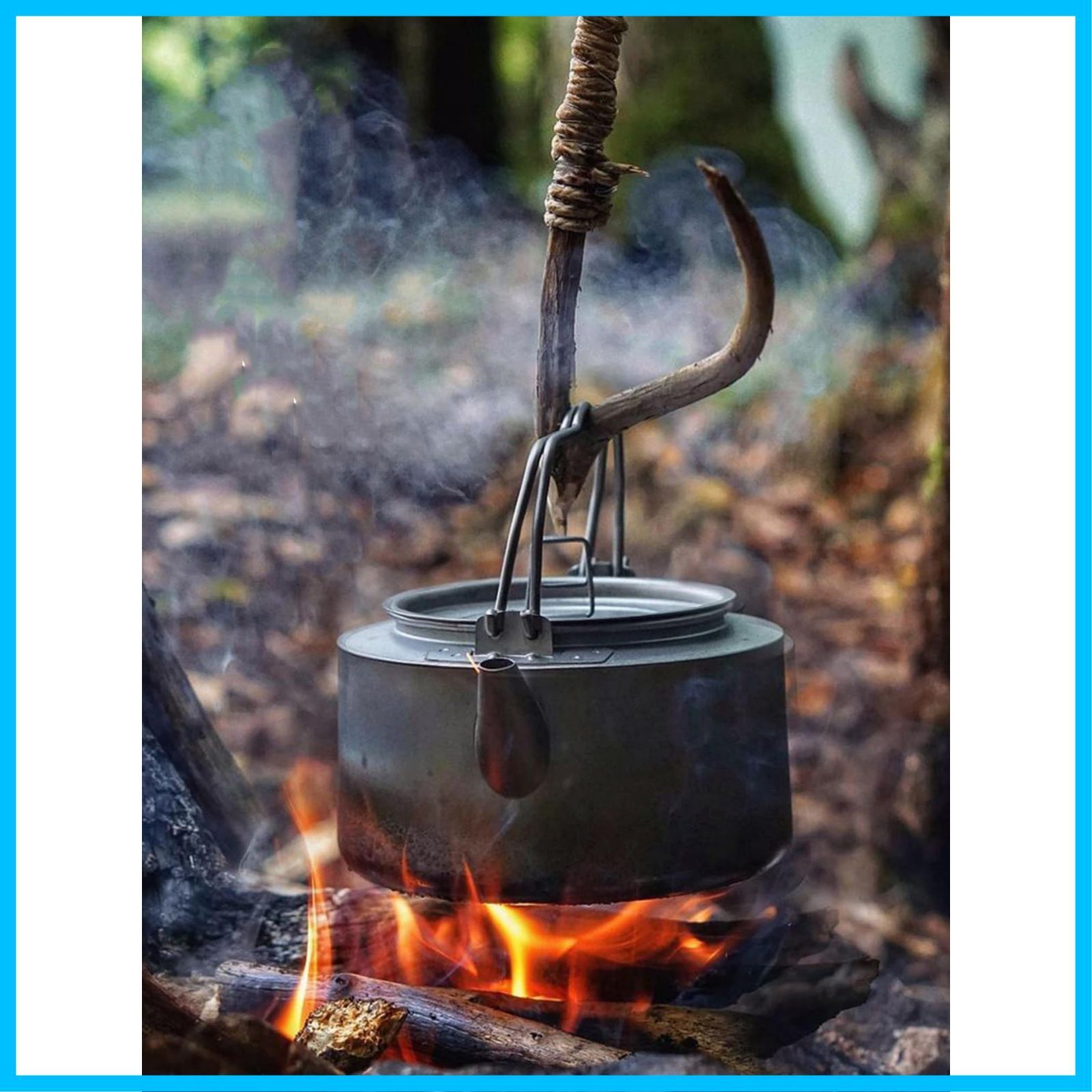 数量 ケトル キャンプ用品 アウトドア キャンプファイヤー チタンケトル チタンケトル 直火対応 1L 1L 全体チタン製 Ti3098D ティーポット やかん チタン色 Voyage Boundless