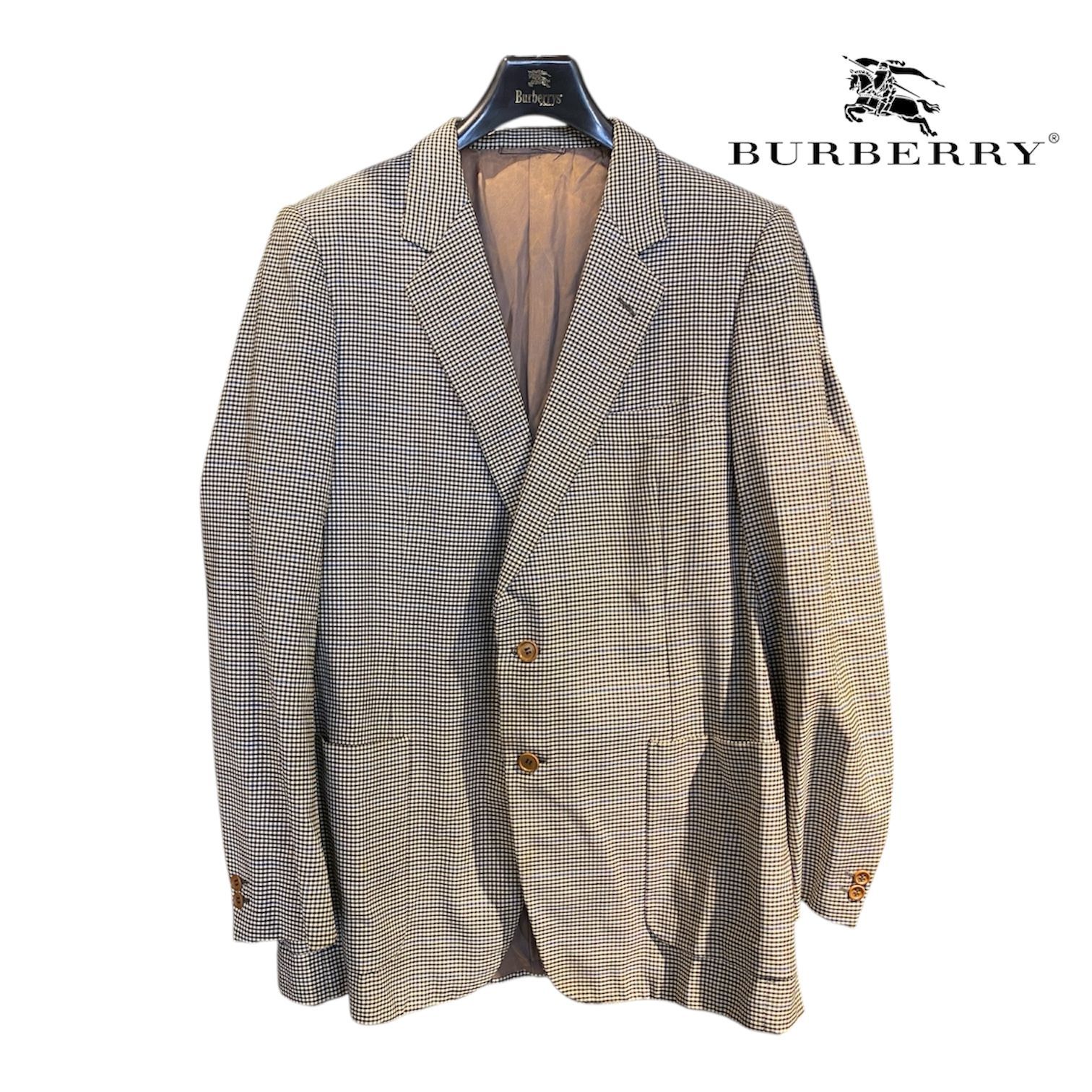 □希少 バーバリー ジャケット テーラードジャケット チェック柄