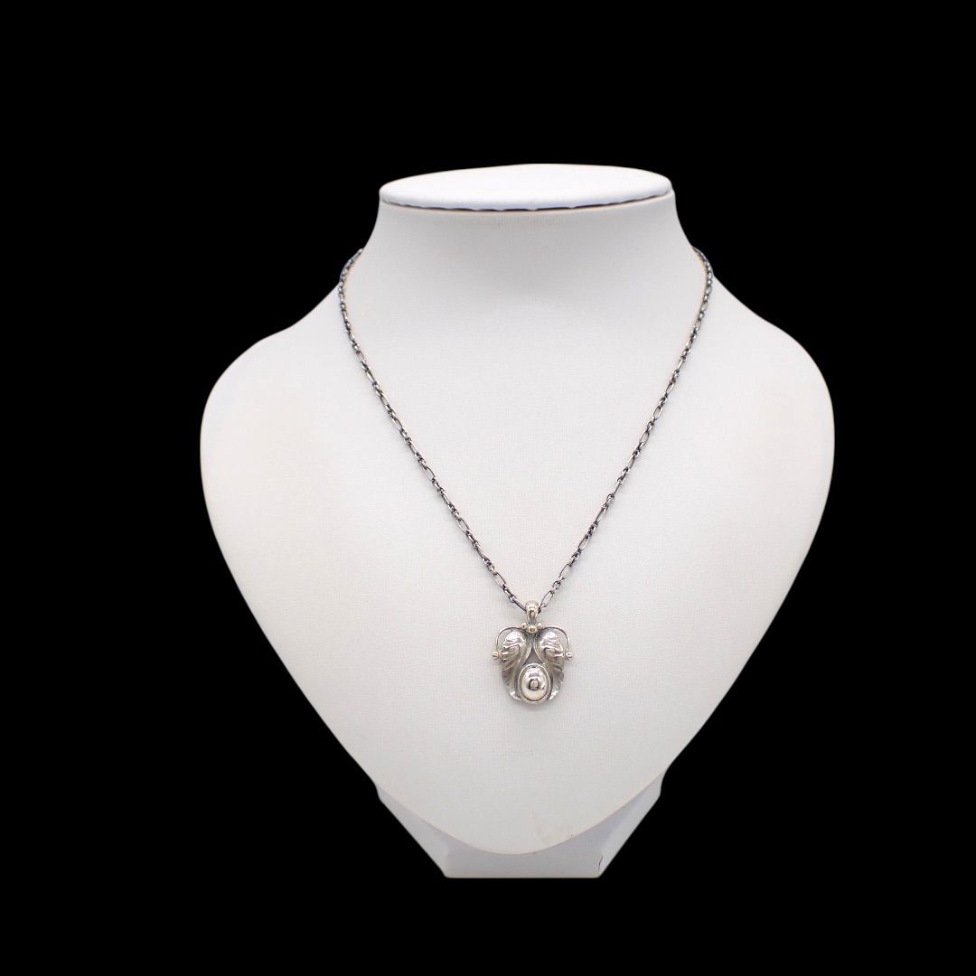 ジョージジェンセン Georg Jensen 1994 イヤーペンダント ネックレス