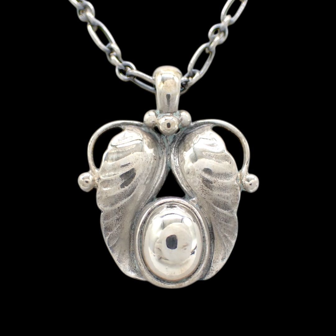 ジョージジェンセン Georg Jensen 1994 イヤーペンダント ネックレス