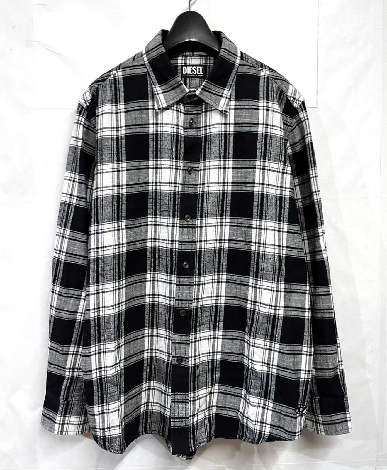 DIESEL｜ディーゼル s-umbe-check-n チェック ネルシャツ