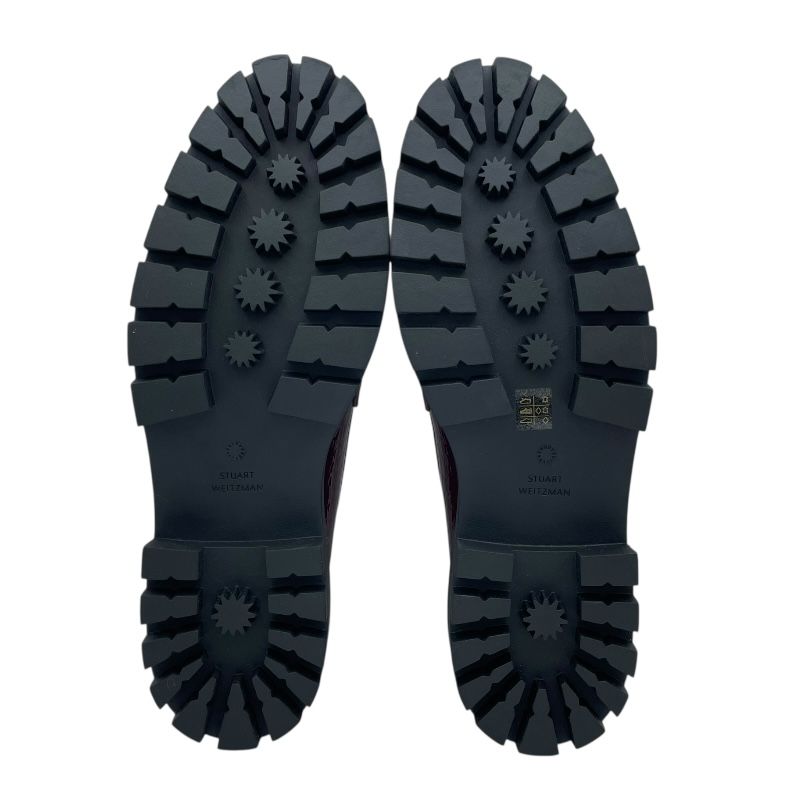  STUART パテントレザーローファー SF 608 ボルドー レディース ローファー その他 靴