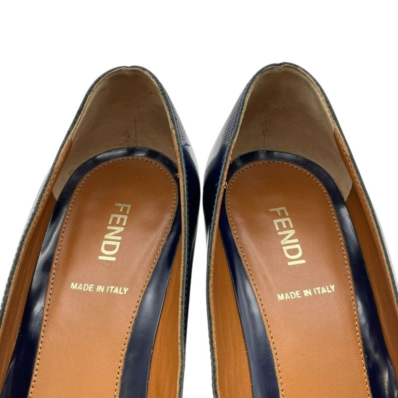 ネイビー レザー