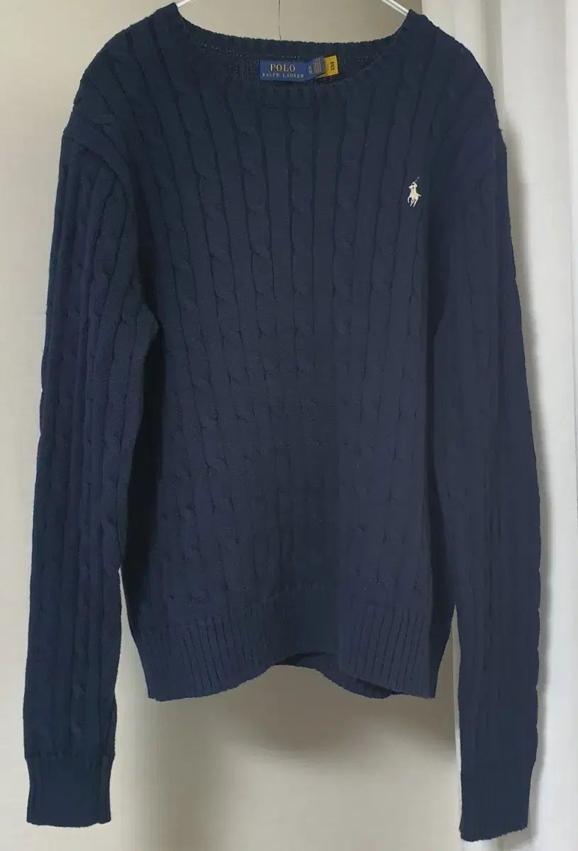 ポロ ラルフローレン ネイビー ケーブル ニット