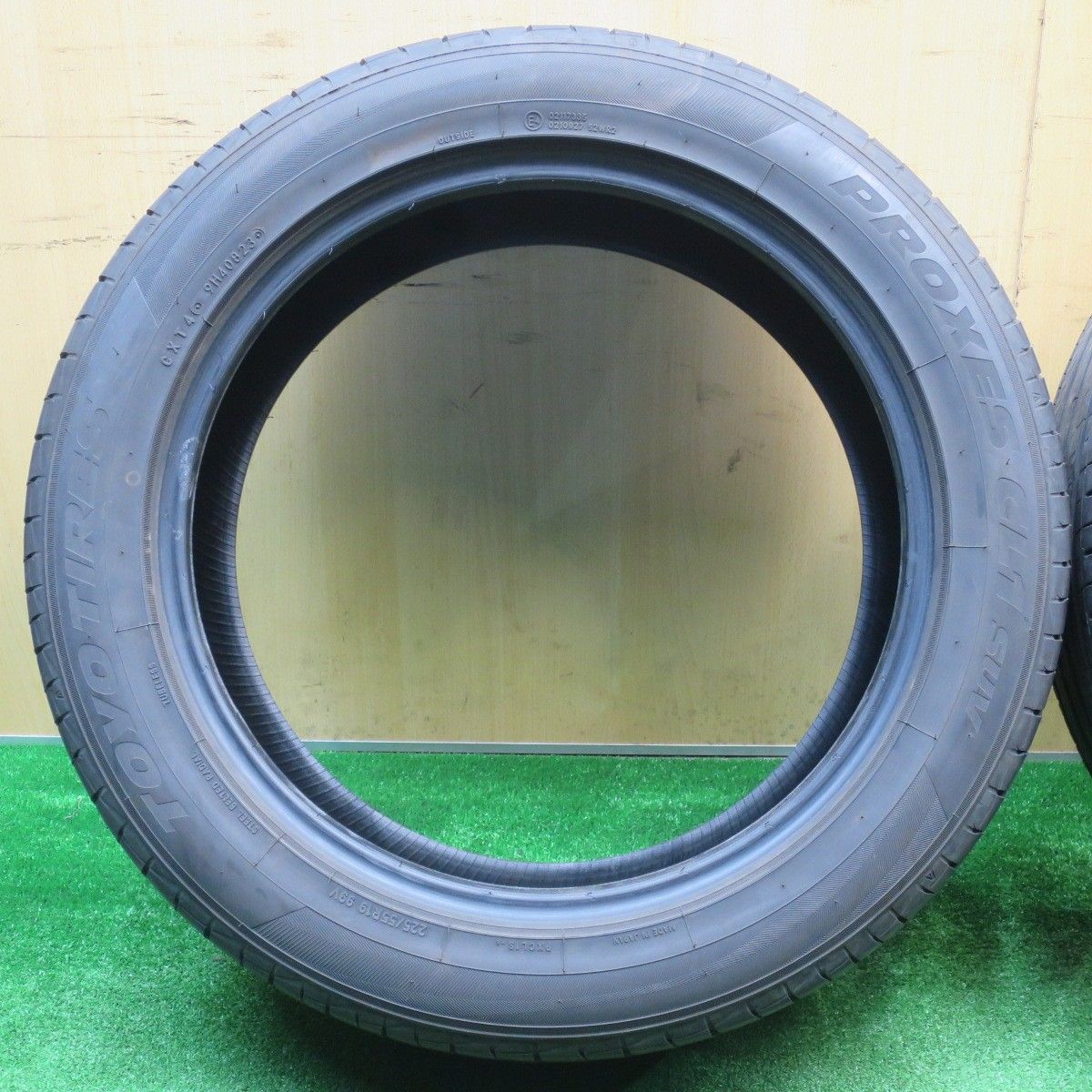  バリ溝 23年 9 5分 225 55 R 19 トーヨー プロクセス CL 1 SUV タイヤ 19インチ ハリアー RAV 4 CX 5 8 等 ノタ 19インチ サマータイヤ ノーマルタイヤ