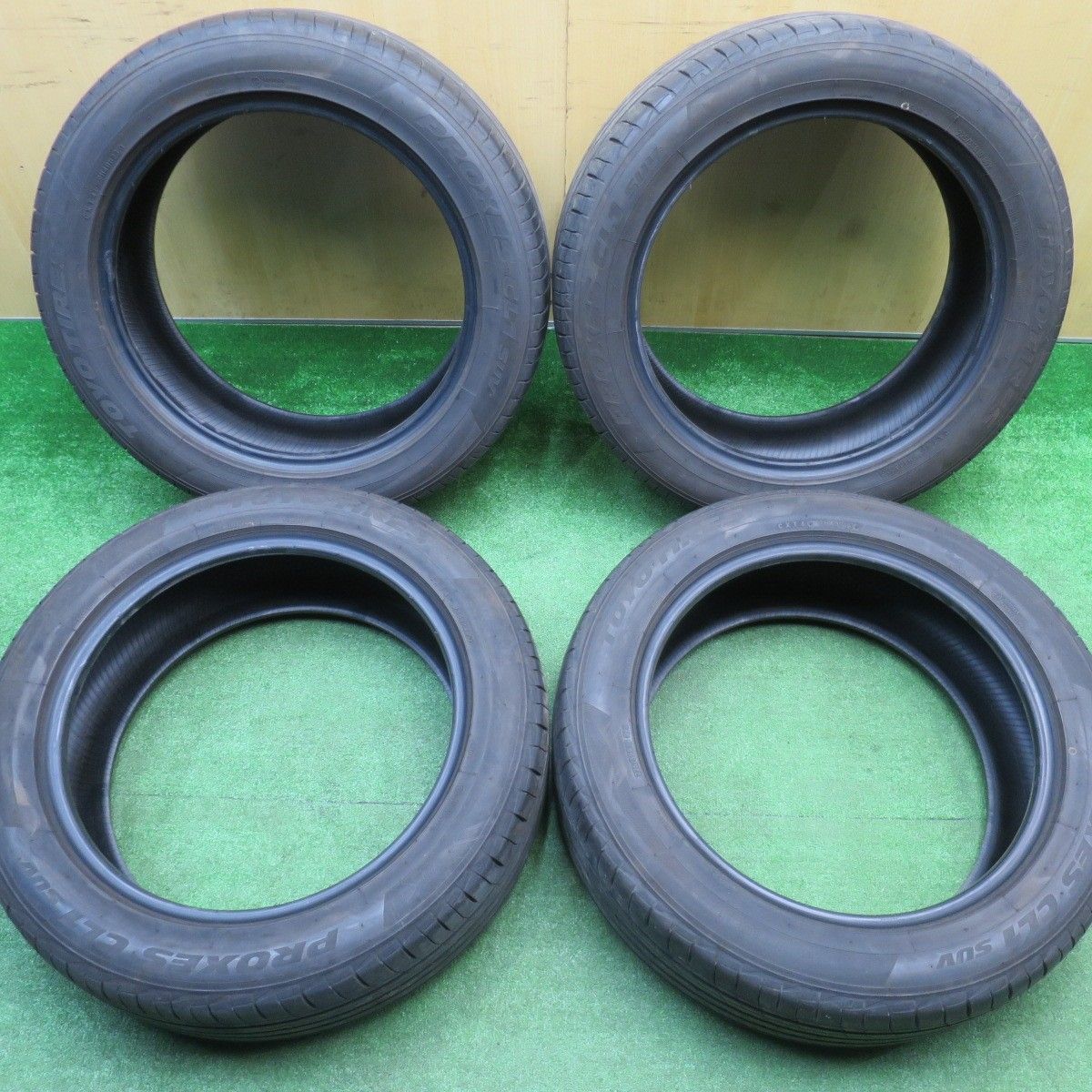 バリ溝 23年 9 5分 225 55 R 19 トーヨー プロクセス CL 1 SUV タイヤ 19インチ ハリアー RAV 4 CX 5 8 等 ノタ