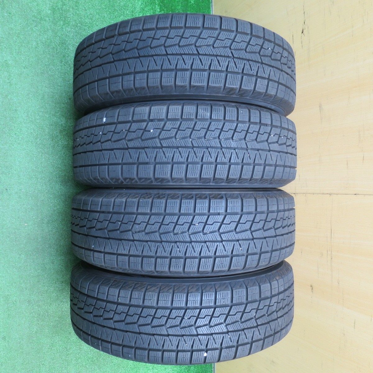  バリ溝 21年 キレイ 9分 スタッドレス 195 65 R 16 ヨコハマ アイスガード iG 70 HI BLOCK JERRARD ハイブロック ジェラード 16インチ PCD 100 4 H ス 16インチ タイヤ ホイールセット