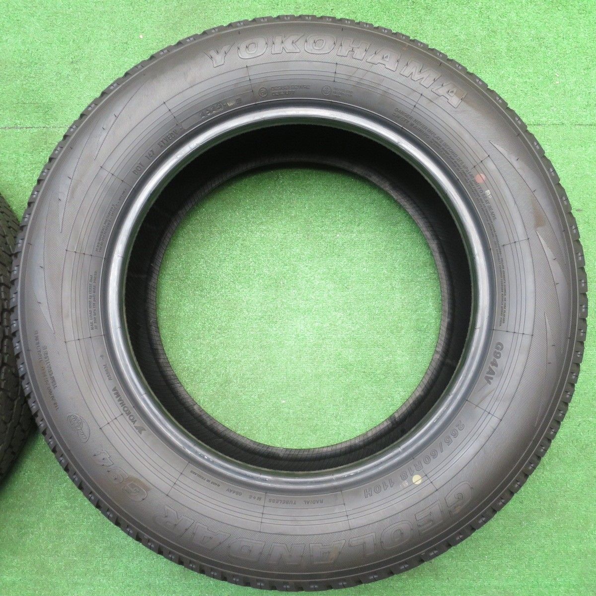  新車外し 25年 265 60 R 18 ヨコハマ ジオランダー G 94 タイヤ 18インチ プラド ハイラックス サーフ トライトン パジェロ 等 ノタ 18インチ サマータイヤ ノーマルタイヤ