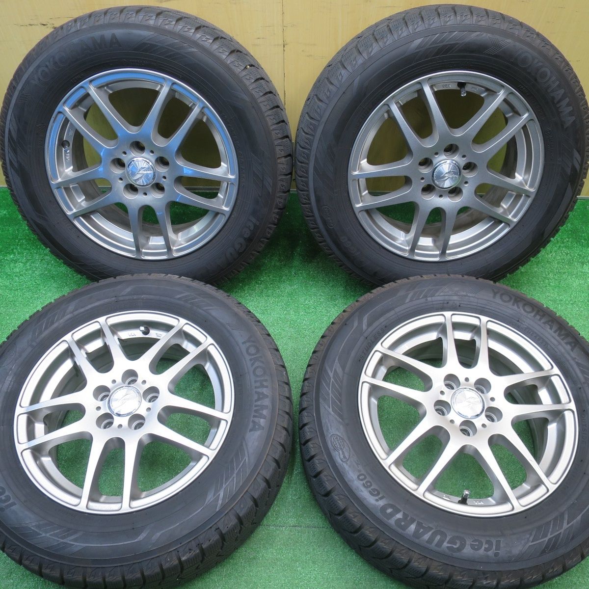 バリ溝！21年！9分☆プリウス 等 195/65R15 スタッドレス ヨコハマ