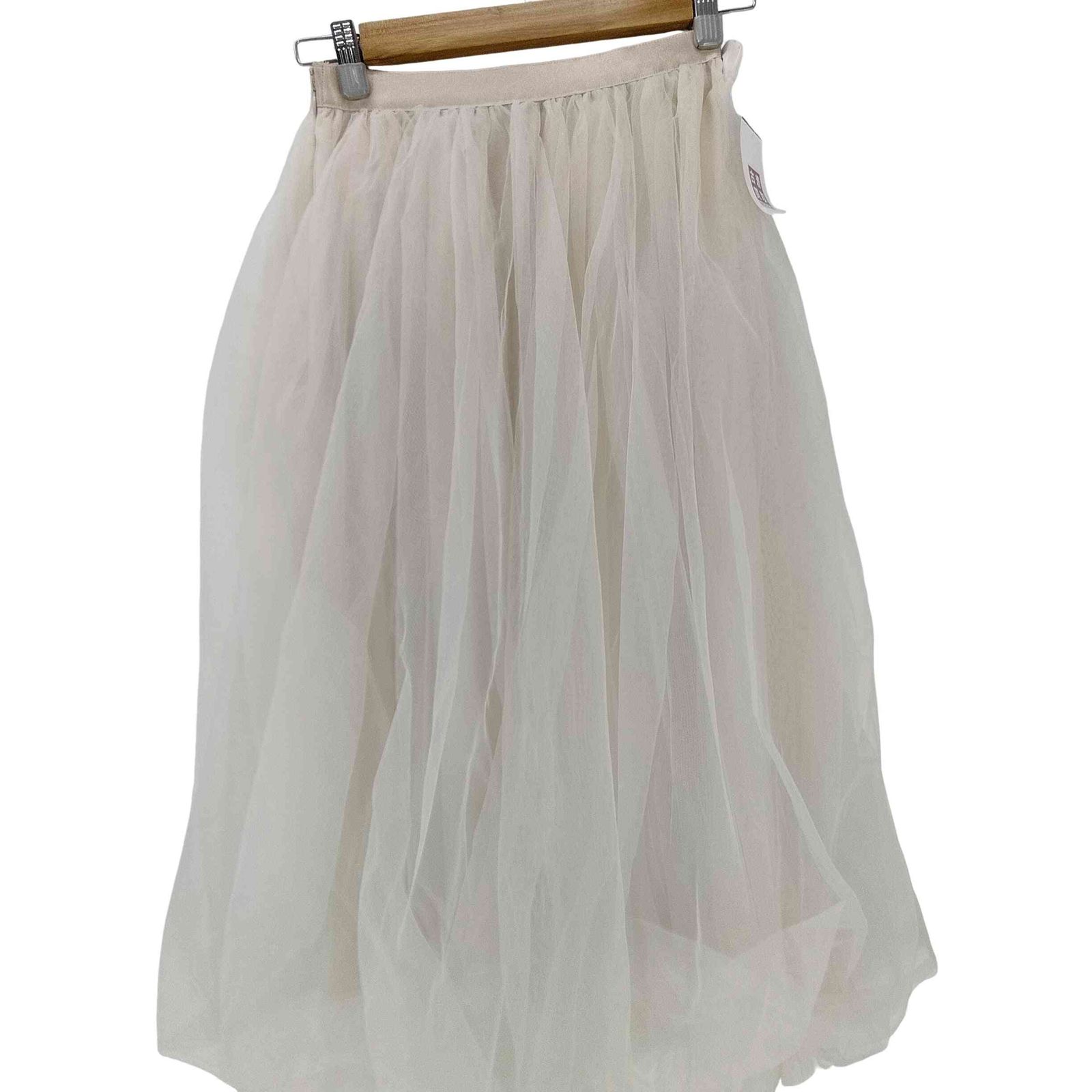 アニュアンス anuans シアーボリュームチュールスカート レディース JPN S