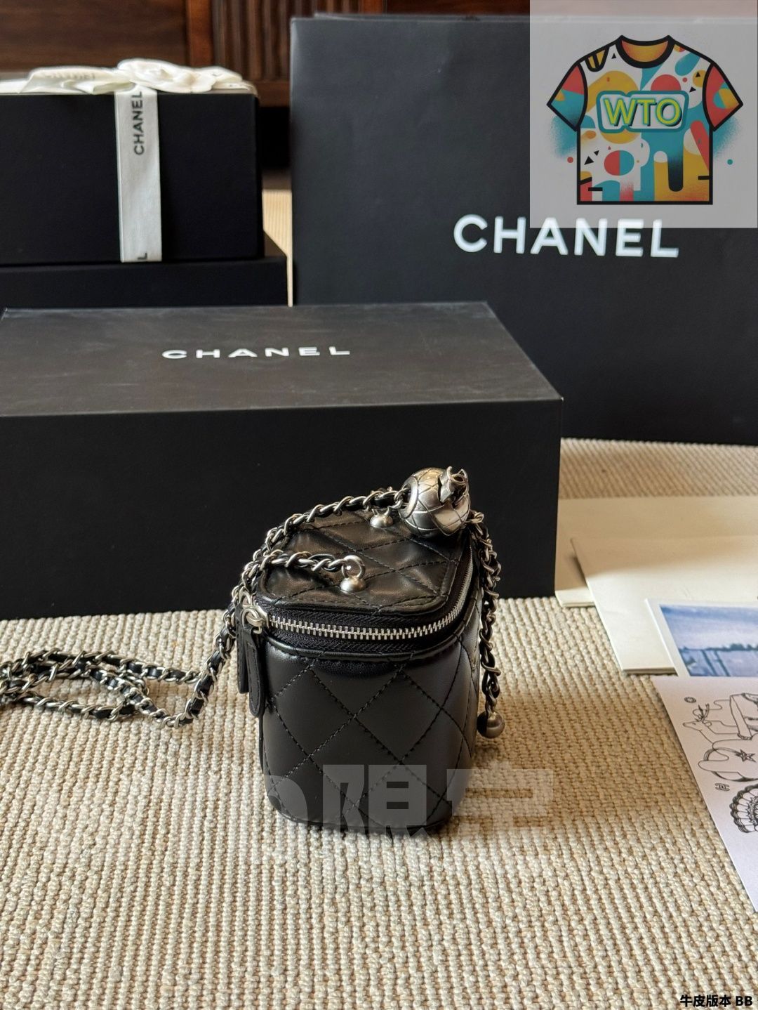  今日 Chanel シャネル ボックスバッグ くつろいだ感じ ハンドバッグ バッグ