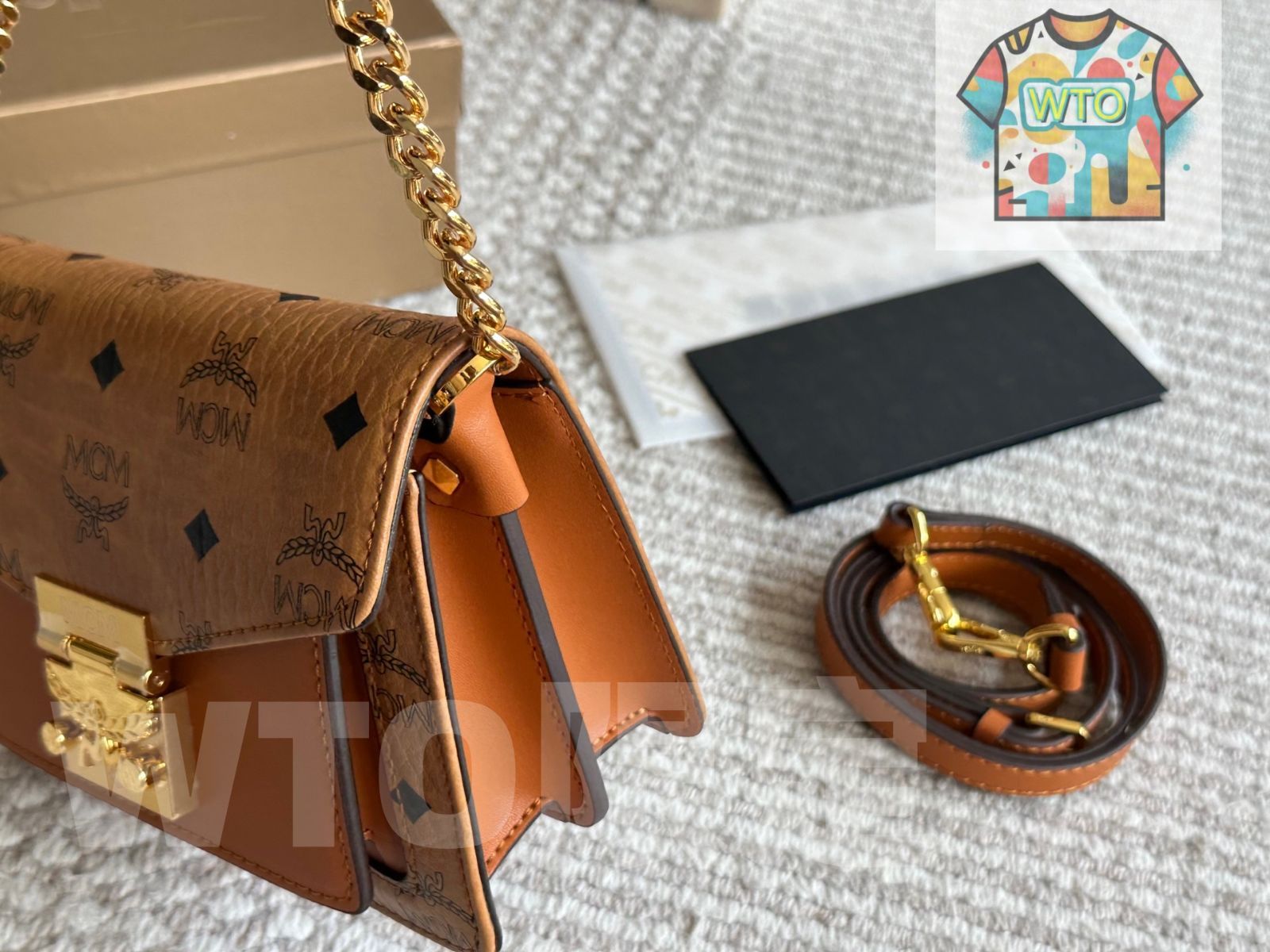  今日 MCM メーシーエム トレイシーメールバッグ クラシックコーヒー で純牛皮素材 ハンドバッグ バッグ