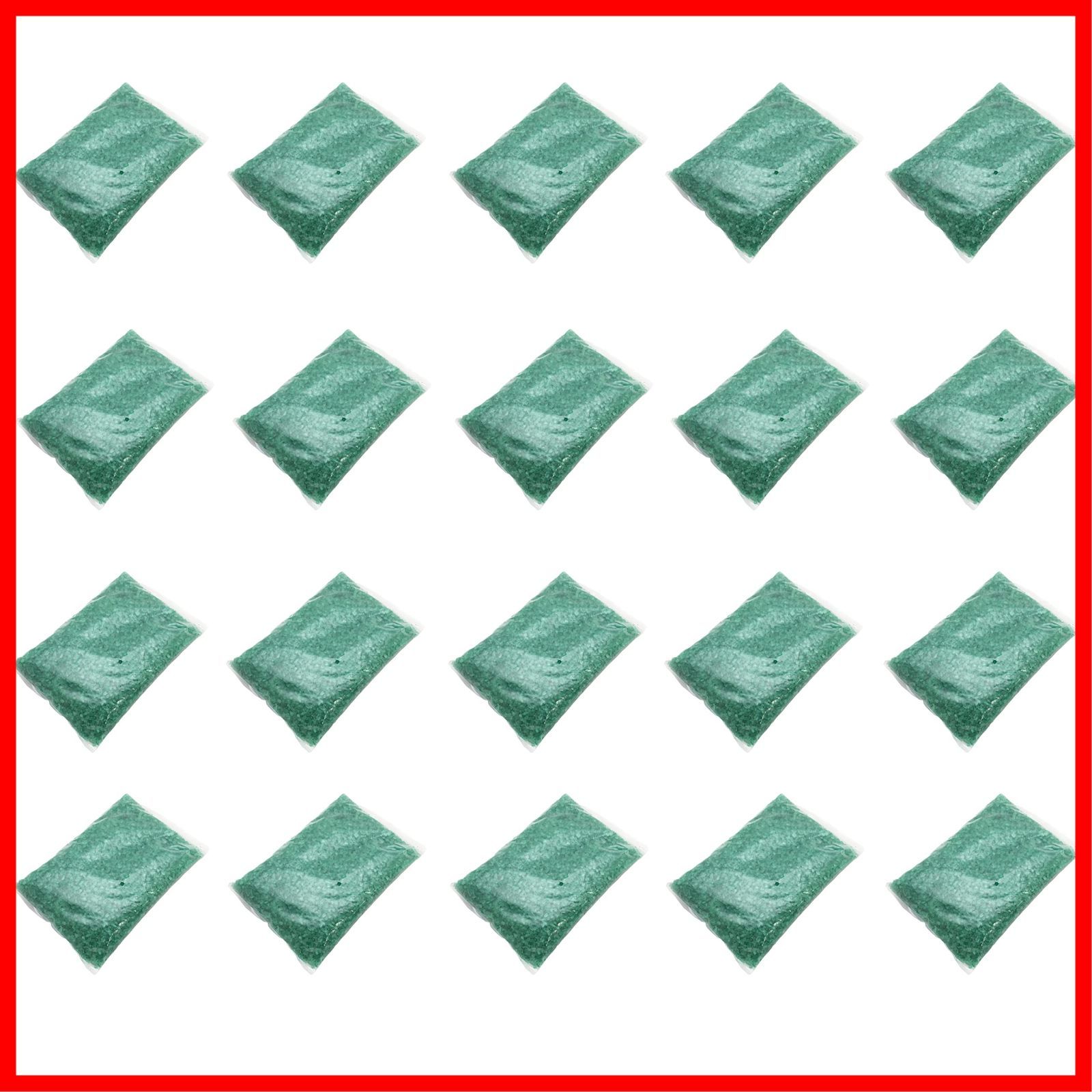 業務用 セット 観葉植物 DIY サンドアー用 大粒 ガラスサンド グリーン 20kg 1kg×20袋