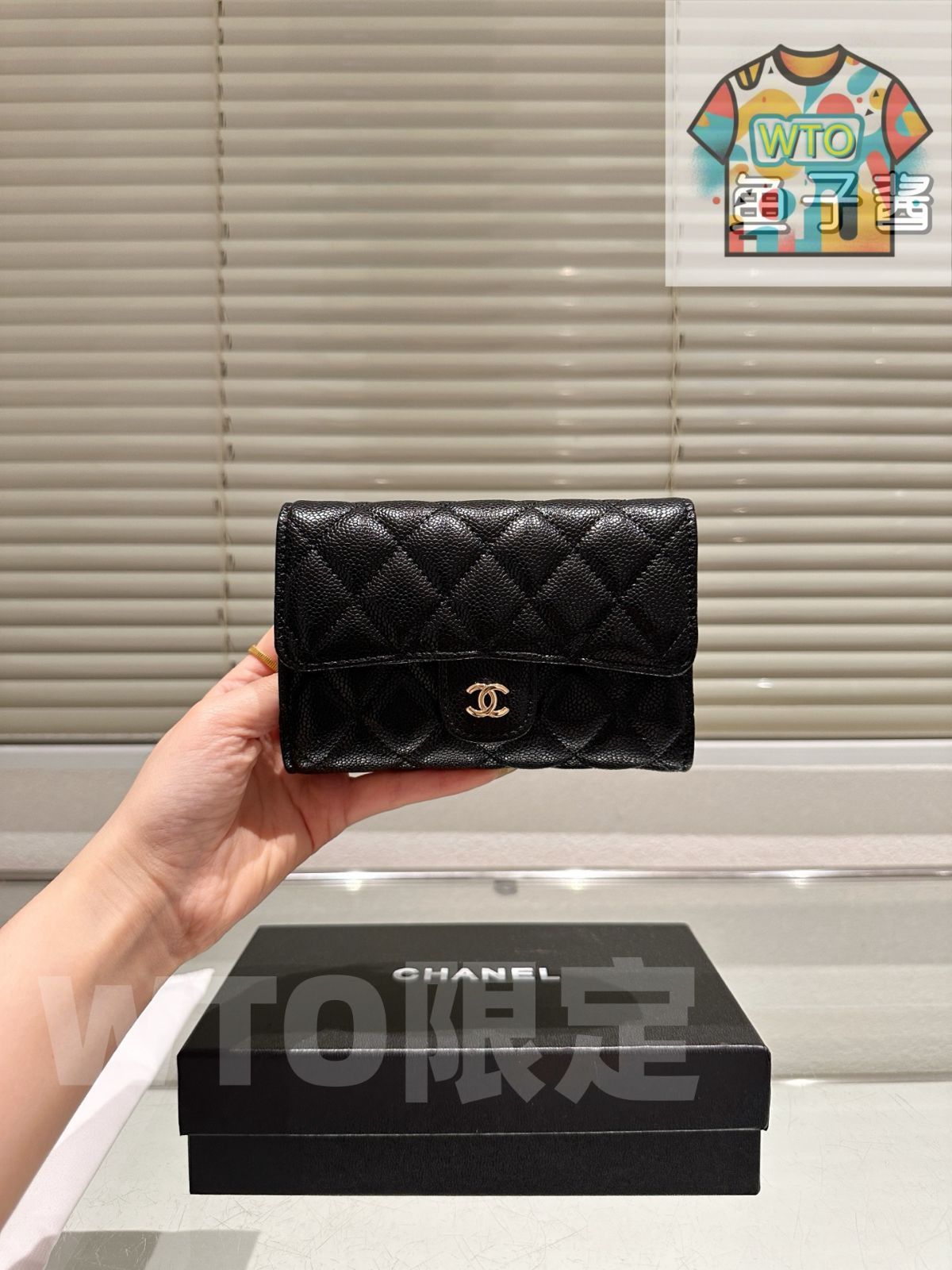 今日 Chanel シャネル 財布 ギフトボックス付き