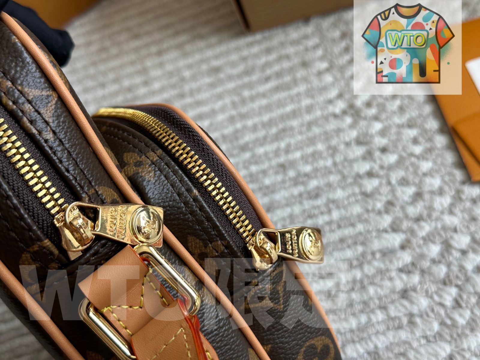 アマゾーネ斜め掛けバッグ モノグラム帆布製で復古魅力と現代風格を融合