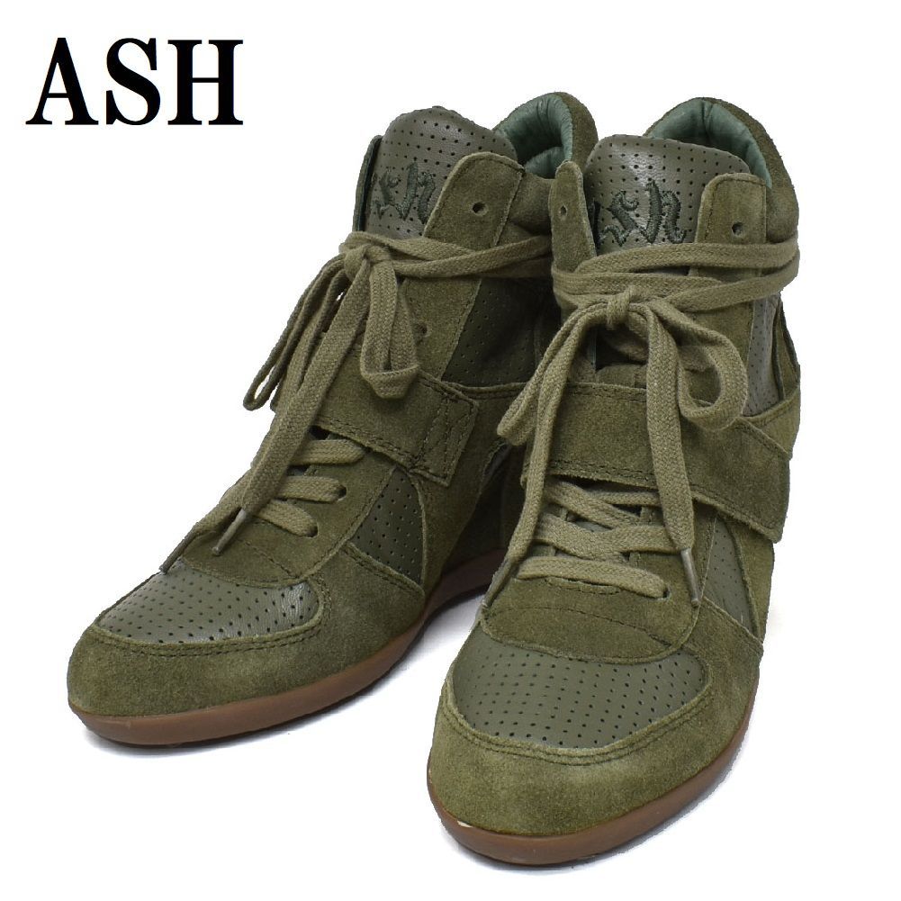 アッシュ ASH Bowie FW 14 S 93681 005 37 38 39 40 ボウイ ブーツ 厚底 ヒール スニーカー おしゃれ レディース ミリタリー