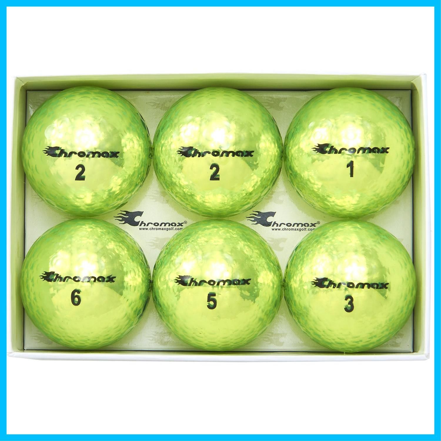 商品 Metallic M5 ゴルフボール Chromax 6個パック
