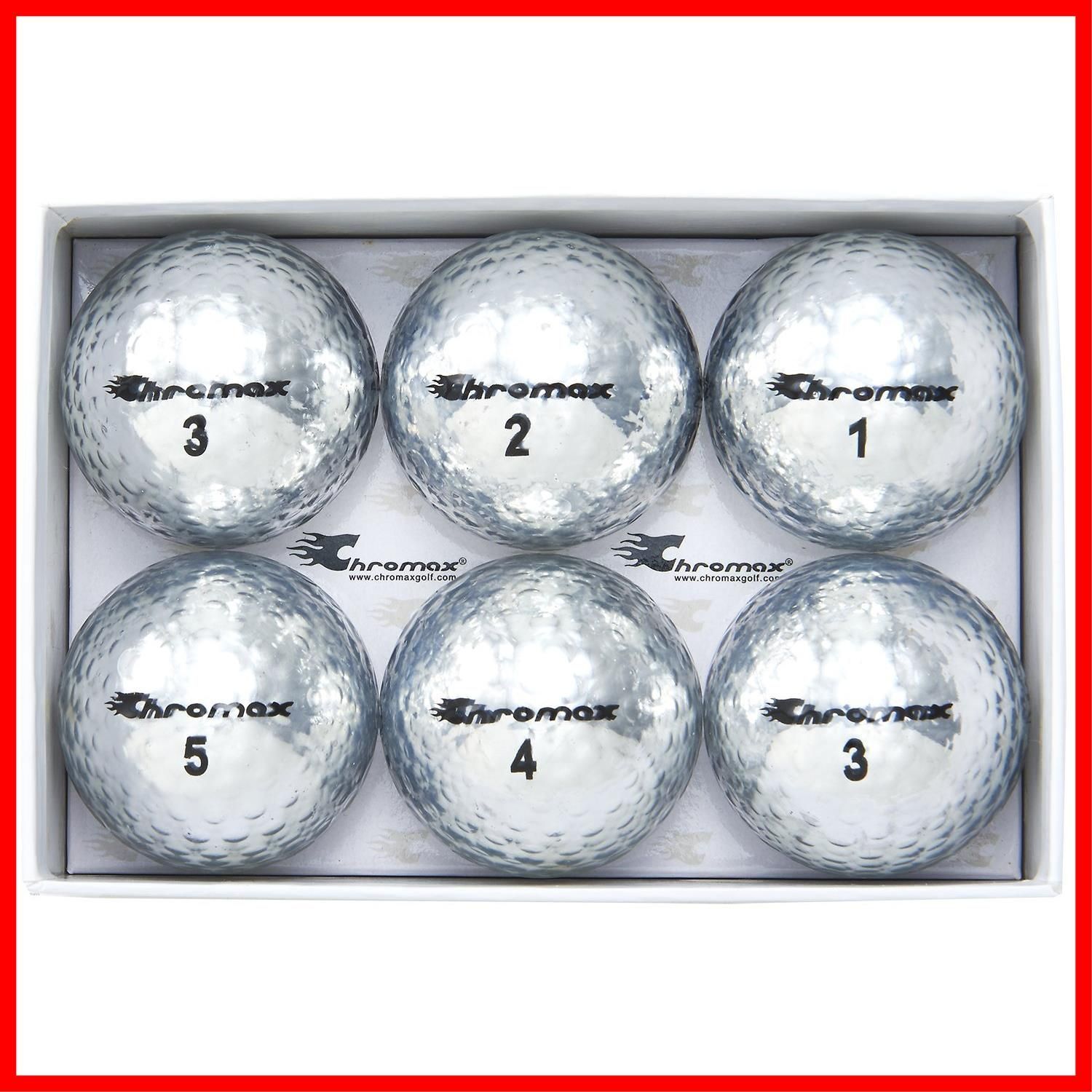 Chromax Metallic M5 ゴルフボール 6個パック