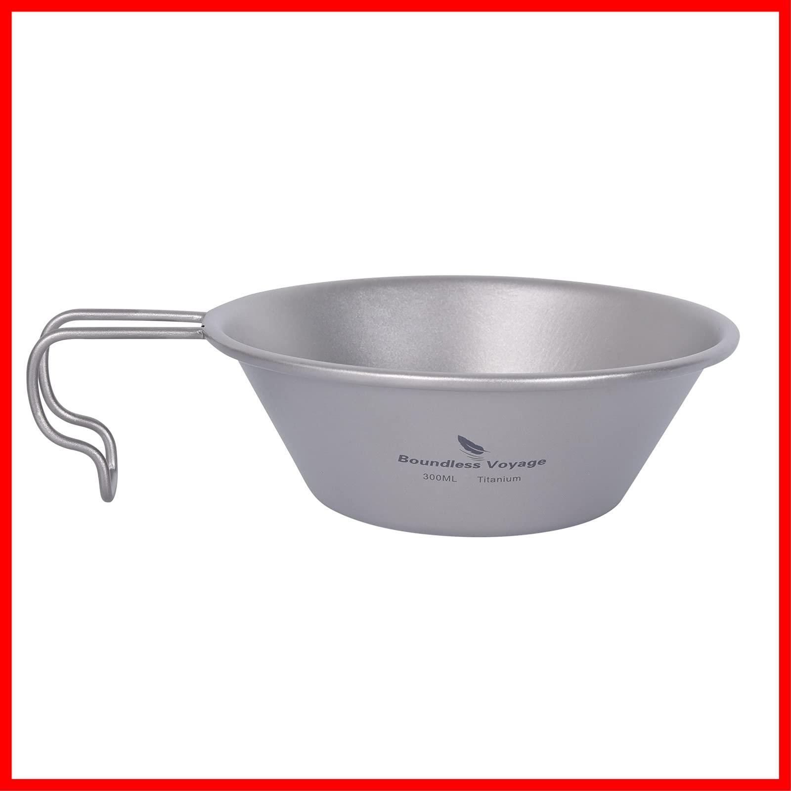 新着商品 マグ チタンカップ キャンプ シェラカップ 食器 チタン 調理器具 クラシック Voyage 300ML Boundless Ti1090T