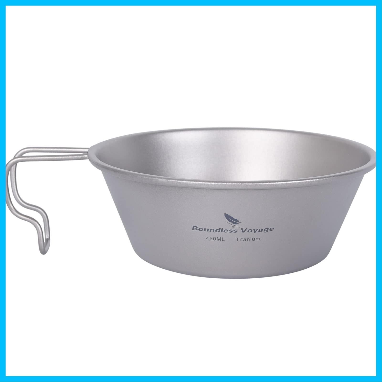 在庫 チタン Voyage シェラカップ チタンカップ マグ キャンプ 食器 Boundless 調理器具 クラシック 450ML Ti1091T